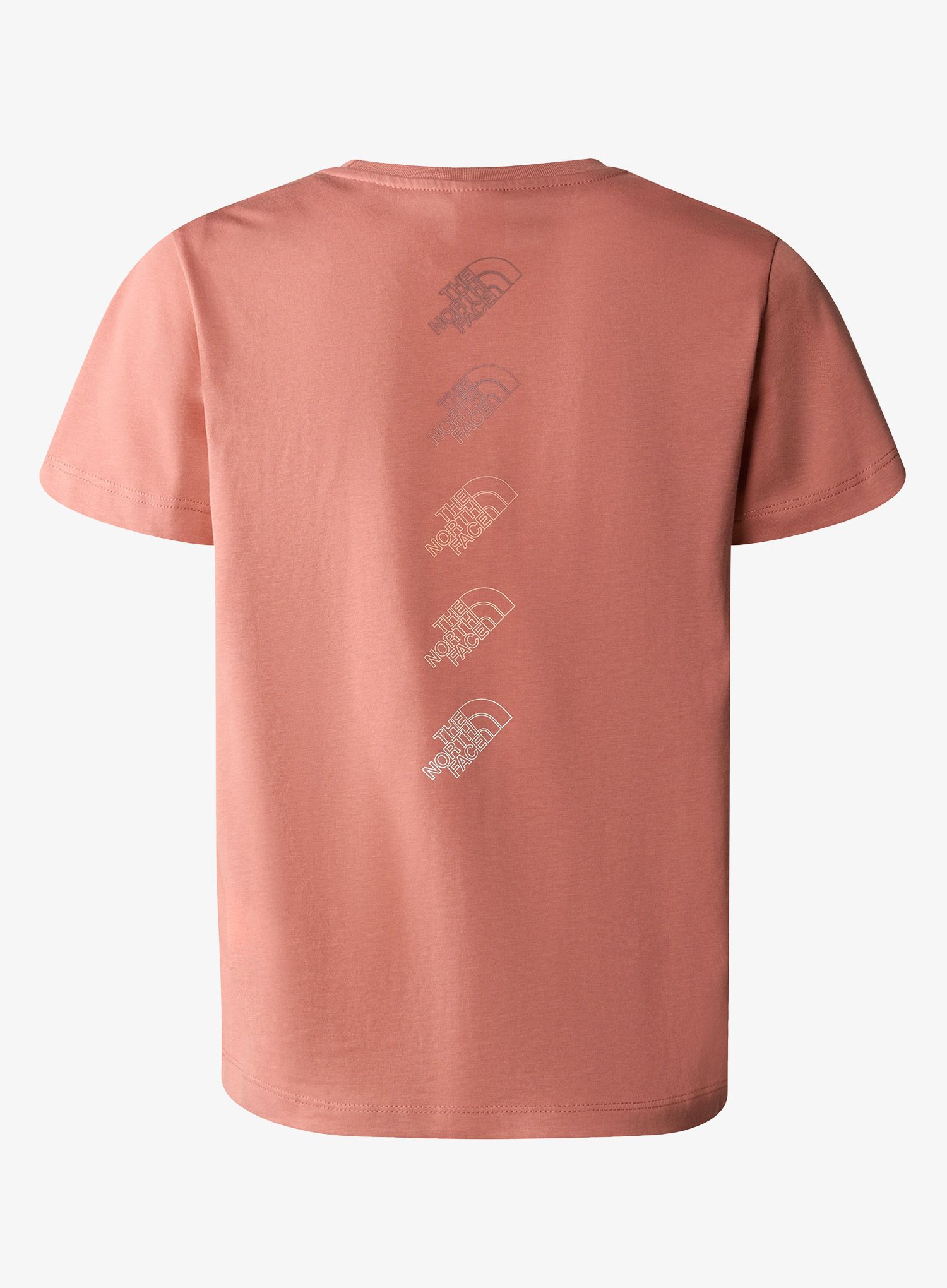 Majica za djevojčice The North Face S/S Relaxed  Graphic Tee 2 - light mahogany