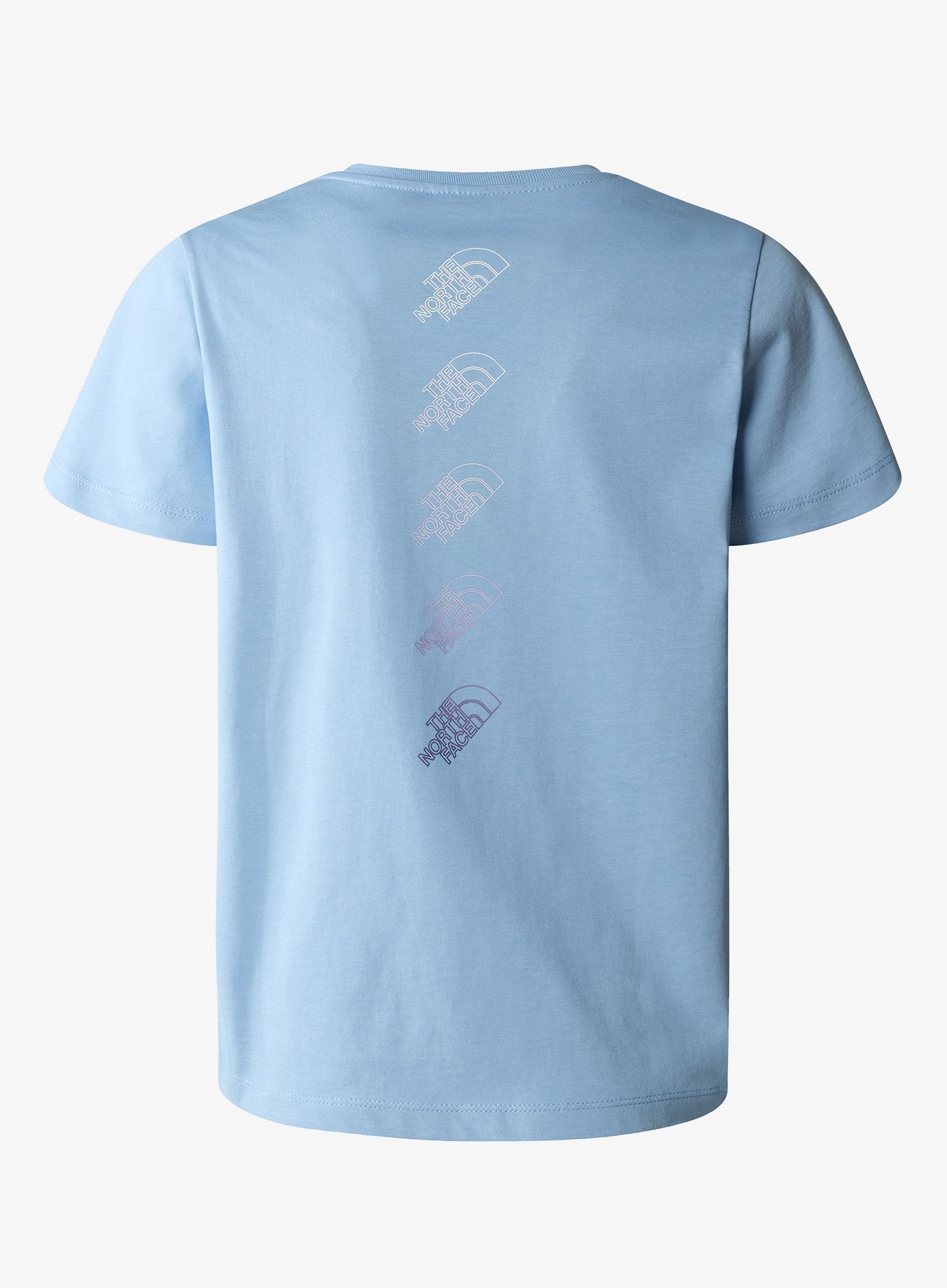 Majica za djevojčice The North Face S/S Relaxed  Graphic Tee 2 - steel blue