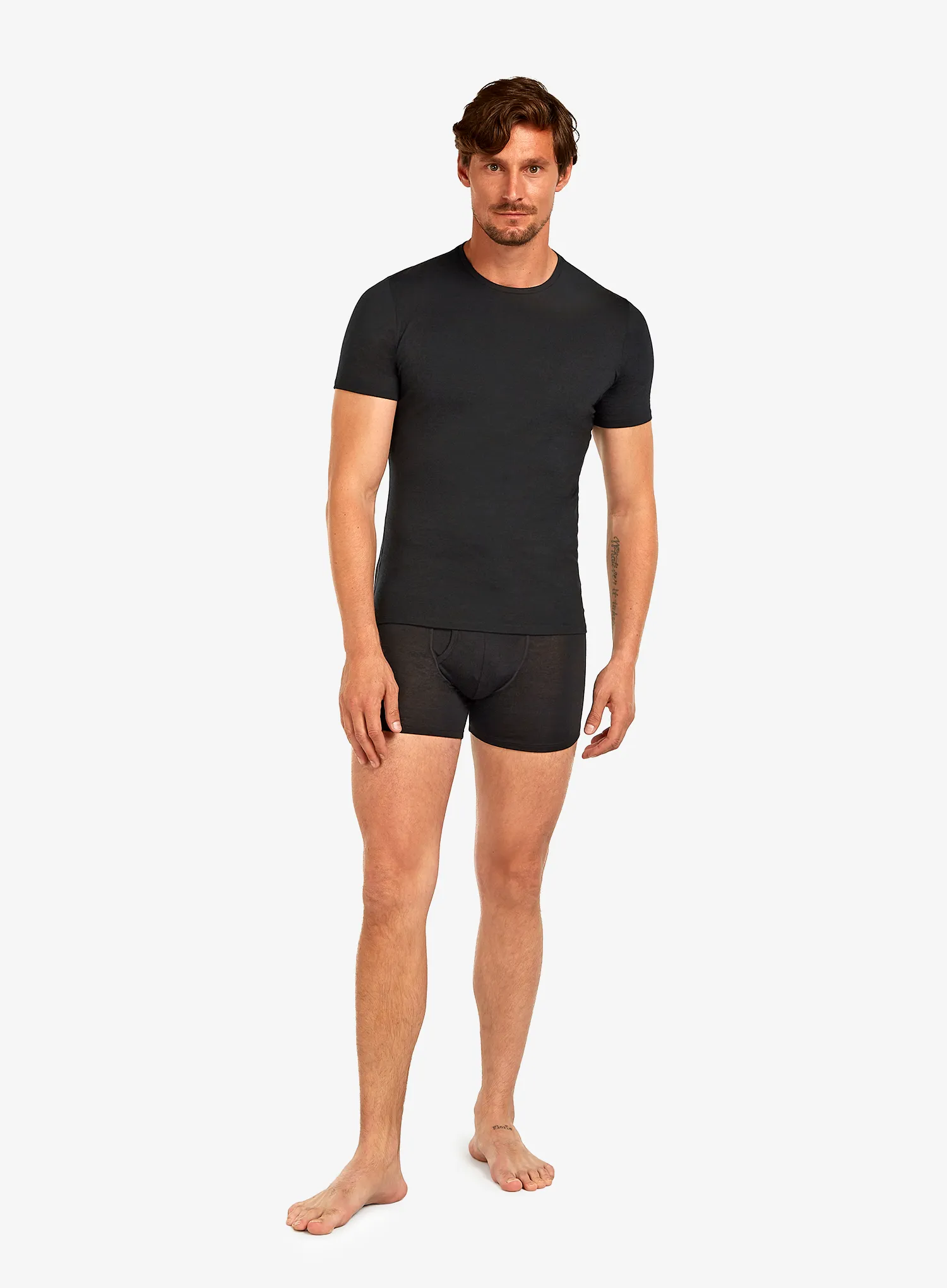 Majica Icebreaker Anatomica S/S Crewe - black/monsoon