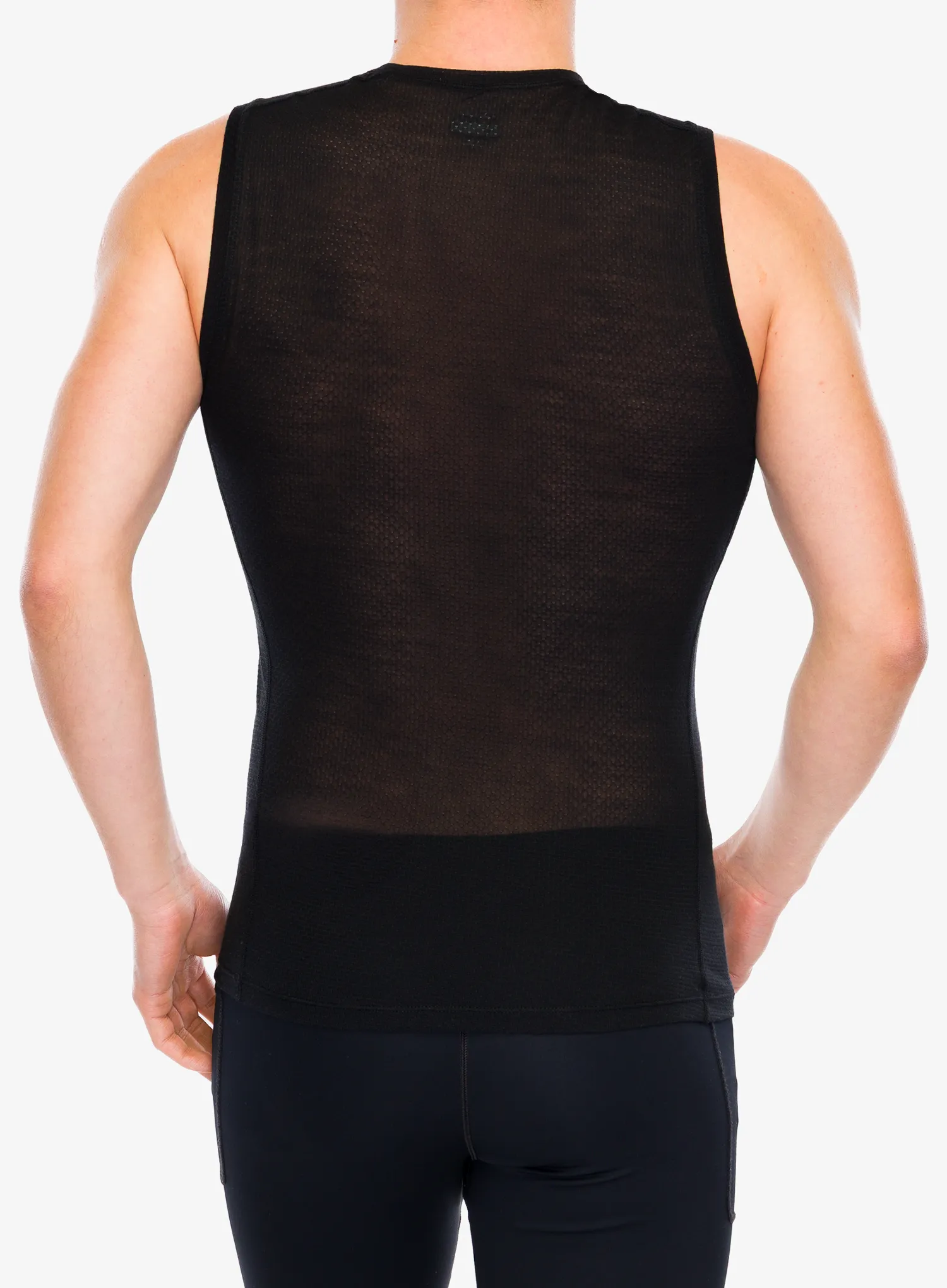 Majica Icebreaker Merino Blend 75 Cool-Lite Featherlight Tank - black