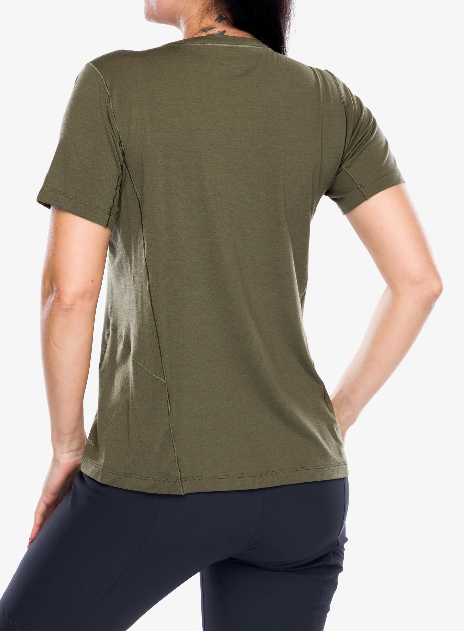 Ženska merino majica Arcteryx Lana Merino Wool Crew SS  - tatsu