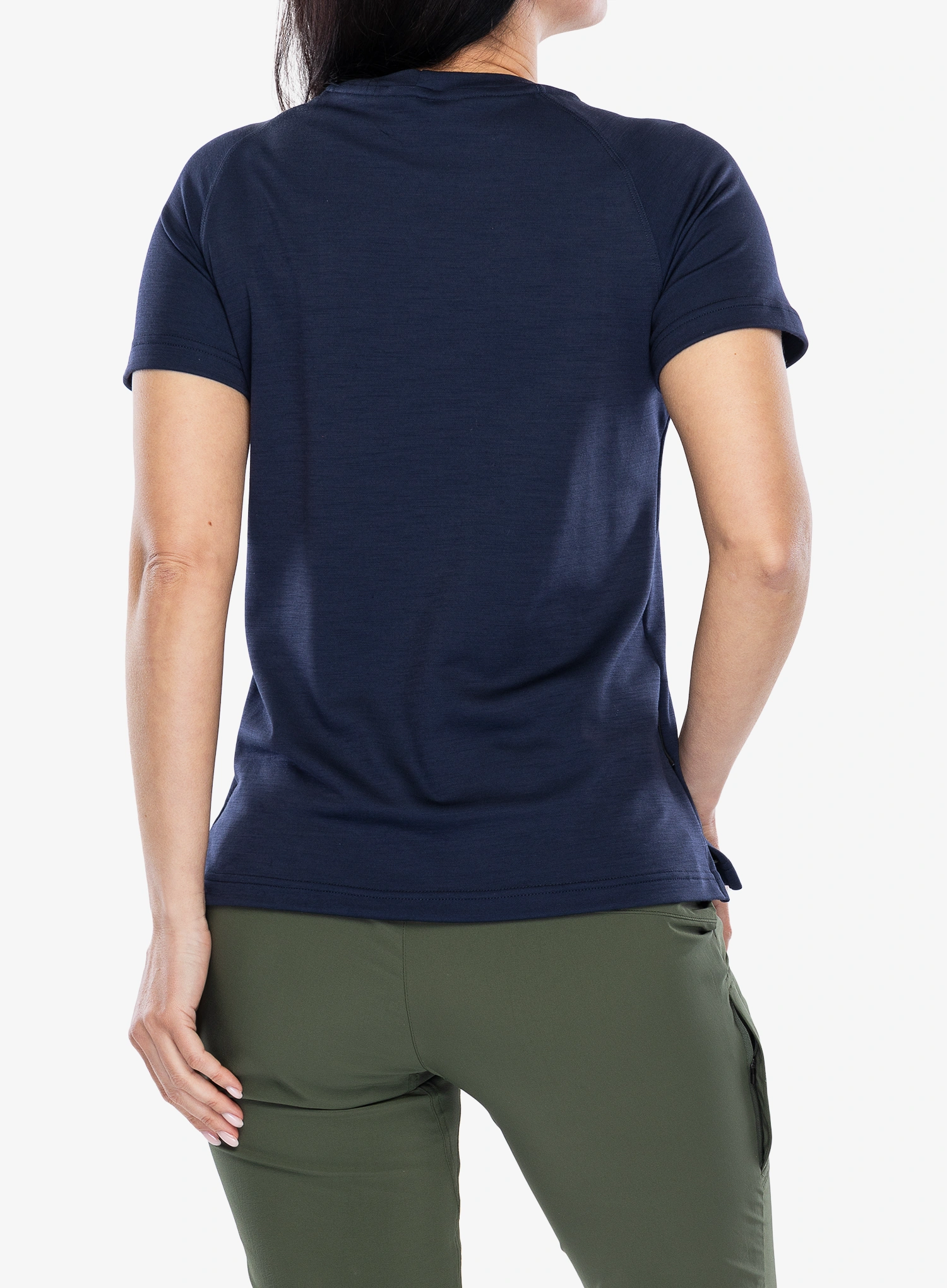 Ženska merino majica Sensor Merino Blend Moon SS Tee - deep blue