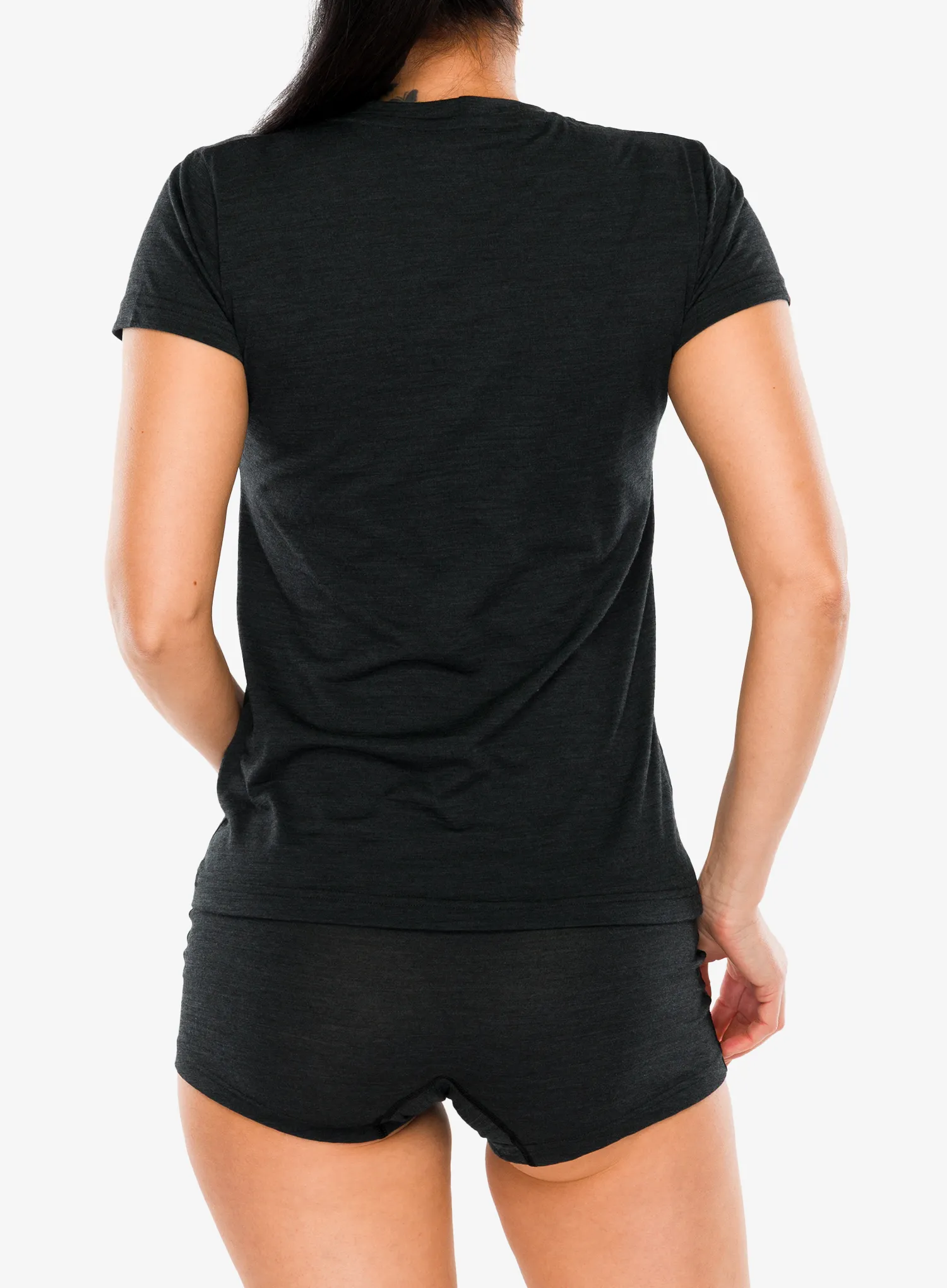 Ženska merino majica Sensor Merino Cordura SS Tee - black