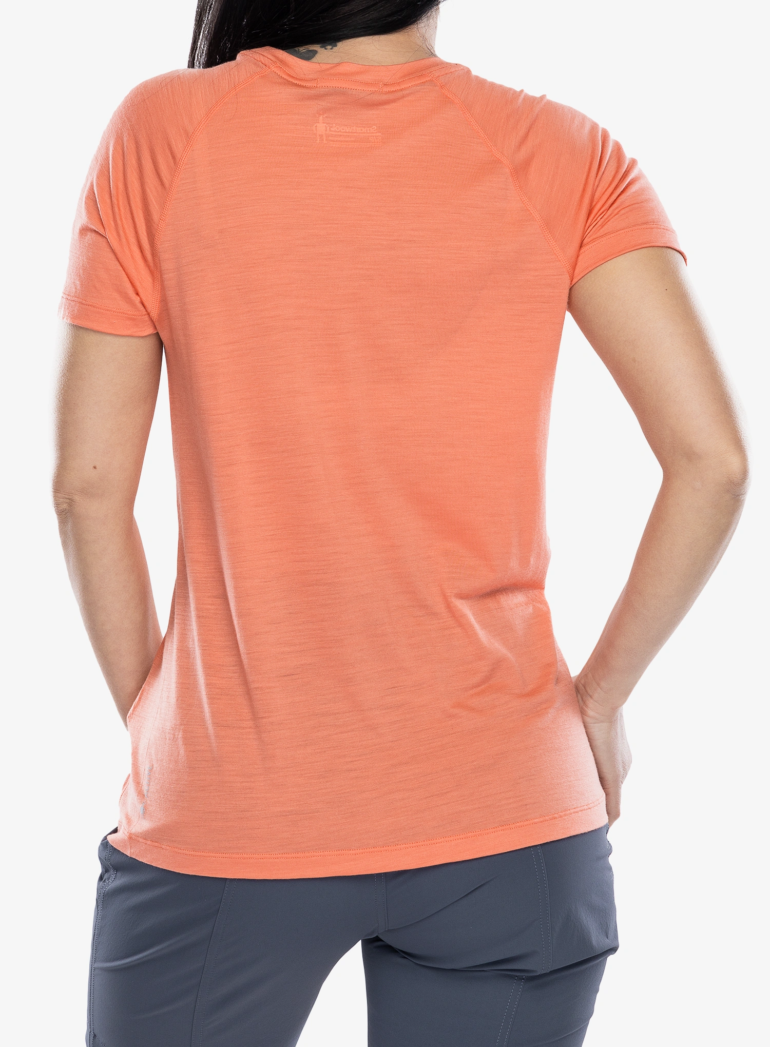 Ženska merino majica Smartwool Active Ultralite Short Sleeve - coral reef