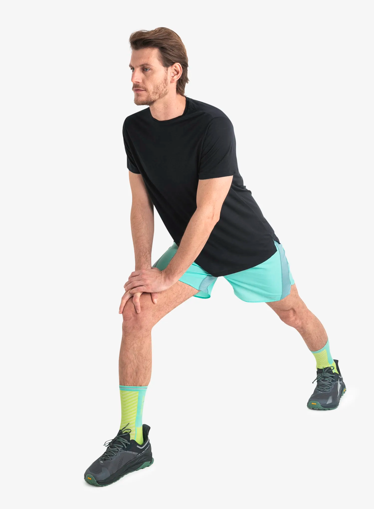 Merino majica Icebreaker Merino 125 Cool-Lite Sphere III SS Tee - black