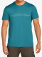 Merino majica Icebreaker Merino 150 Tech Lite SS Tee Mountain Pulse - topaz