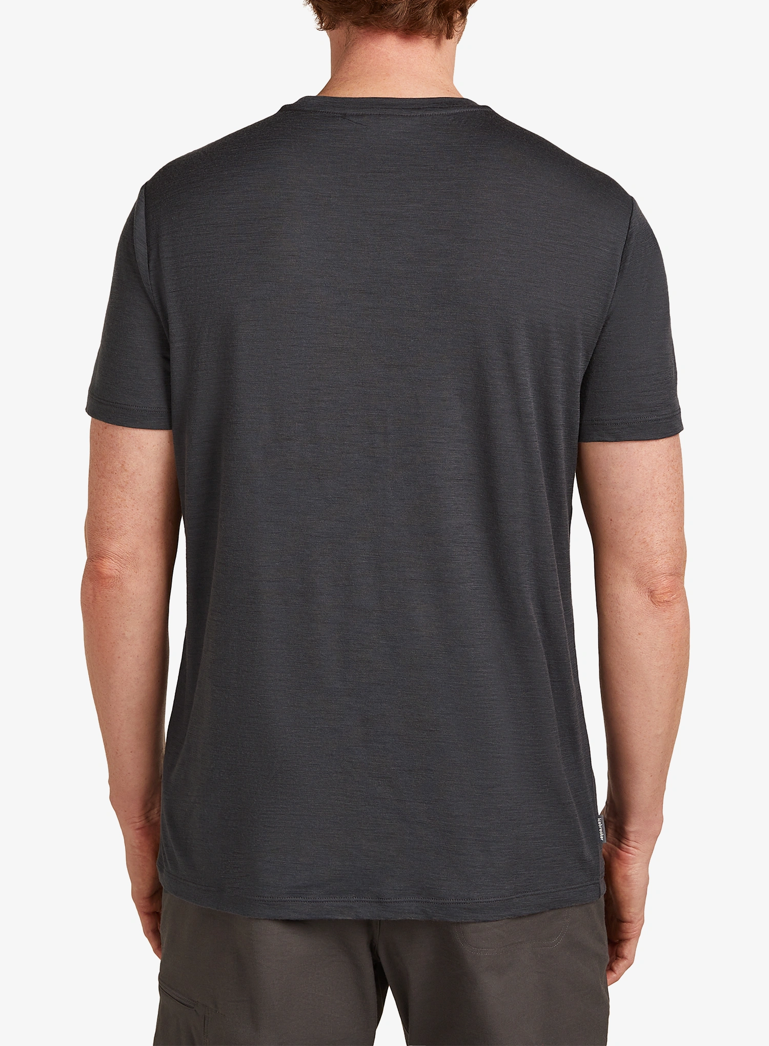 Merino majica Icebreaker Merino 150 Tech Lite SS Tee The Climb - obsidian