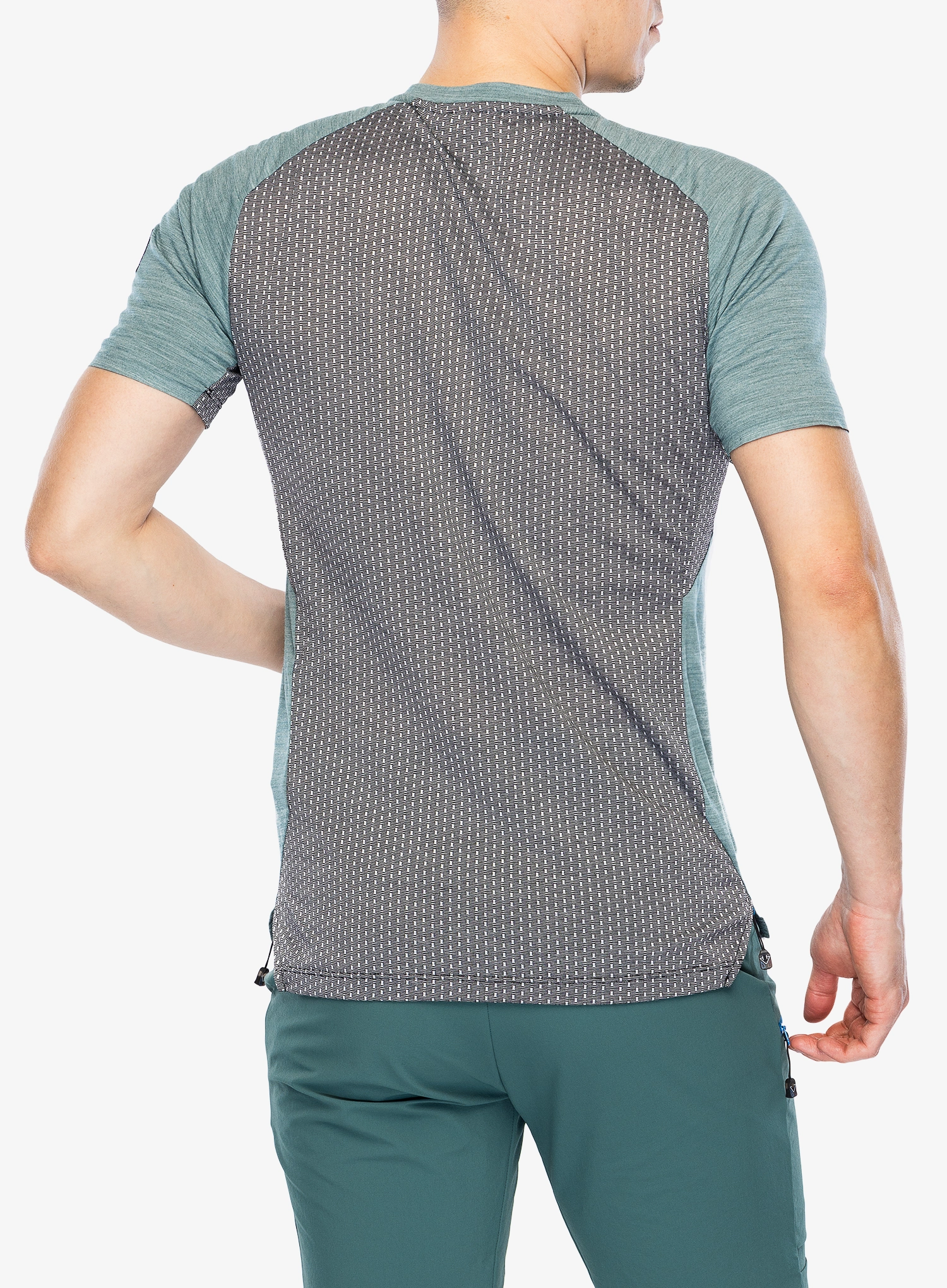Merino majica Millet Trilogy Jorasses TS SS - bottle/black