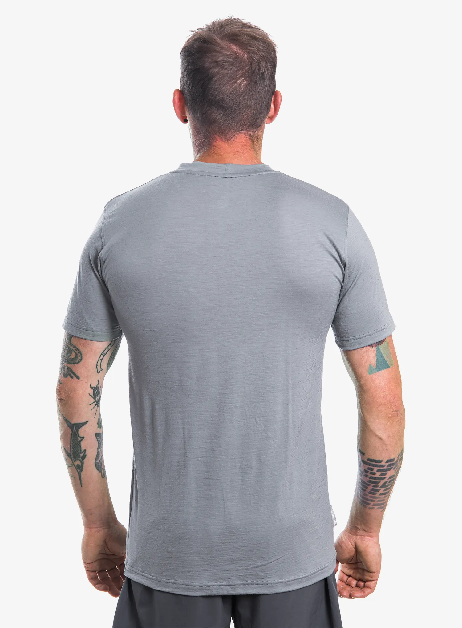 Merino majica Sensor Merino Active PT Tee S/S - grey