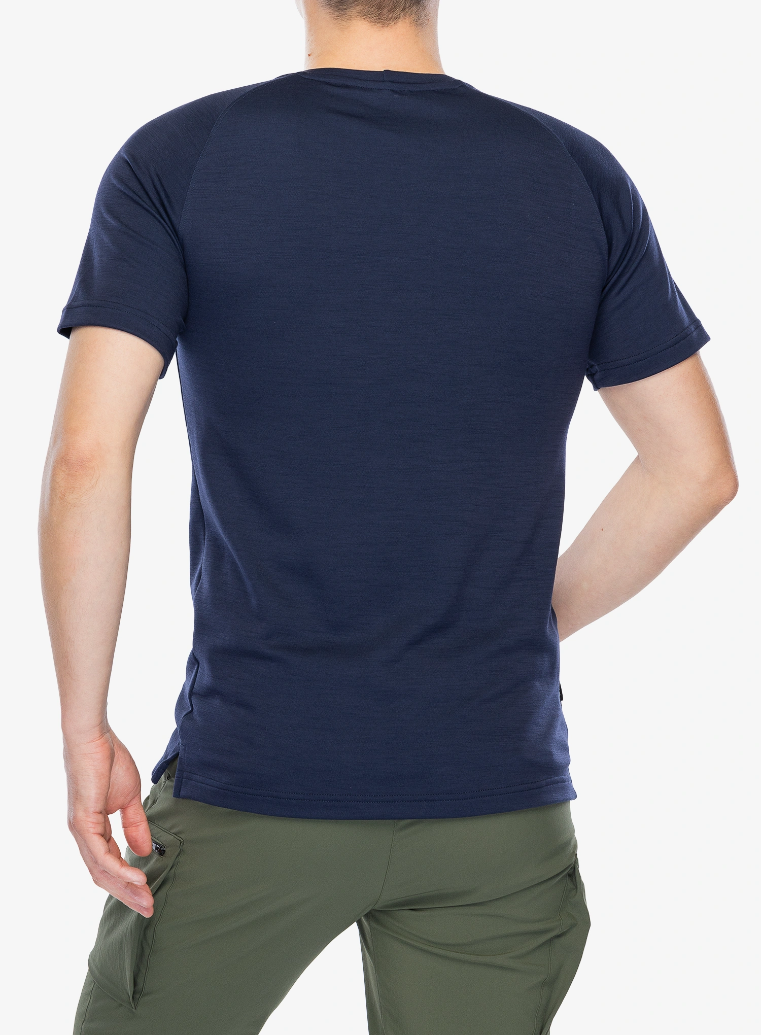 Merino majica Sensor Merino Blend Moon SS Tee - deep blue