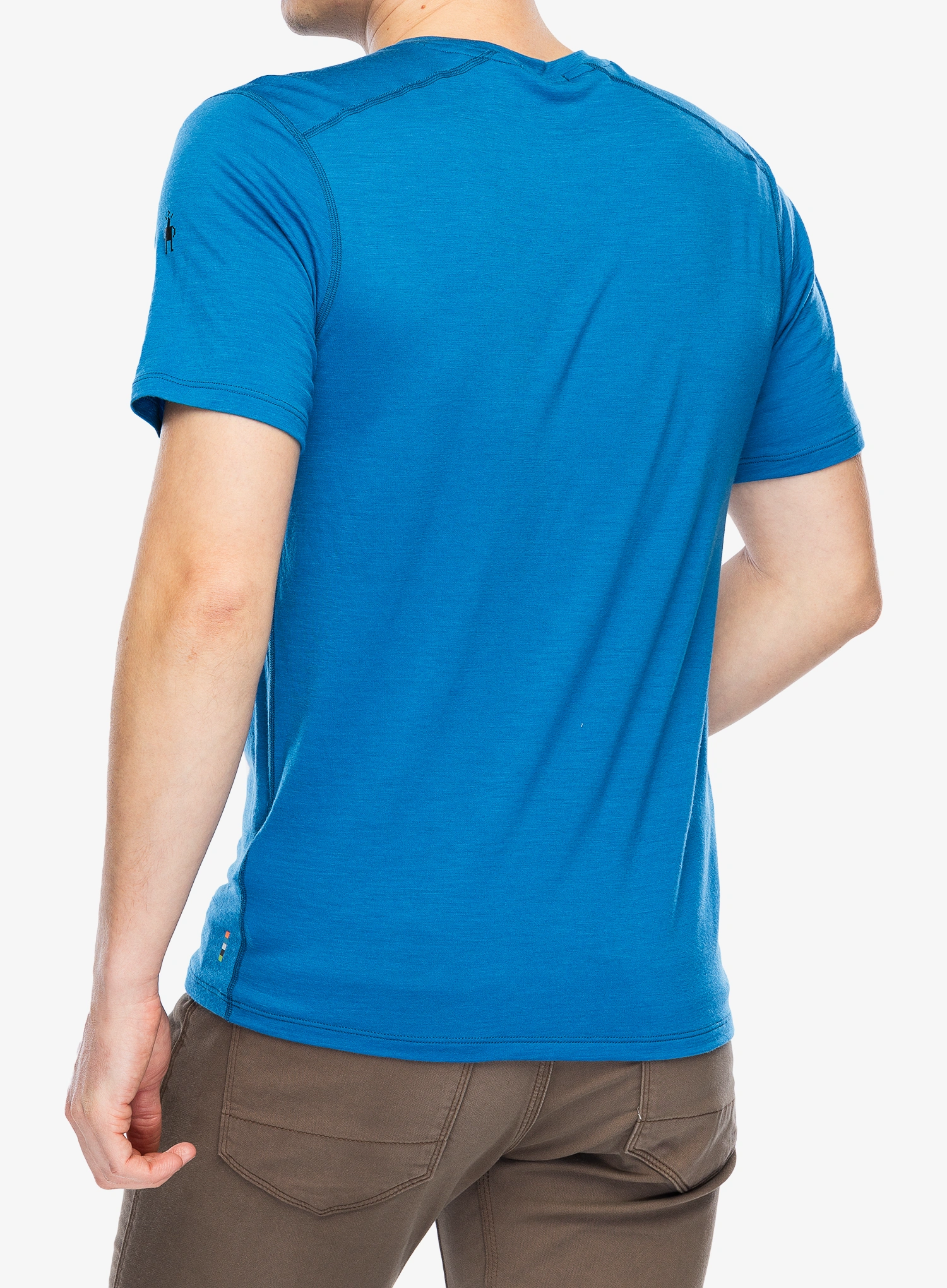 Merino majica Smartwool Merino Short Sleeve Tee Boxed - nival blue