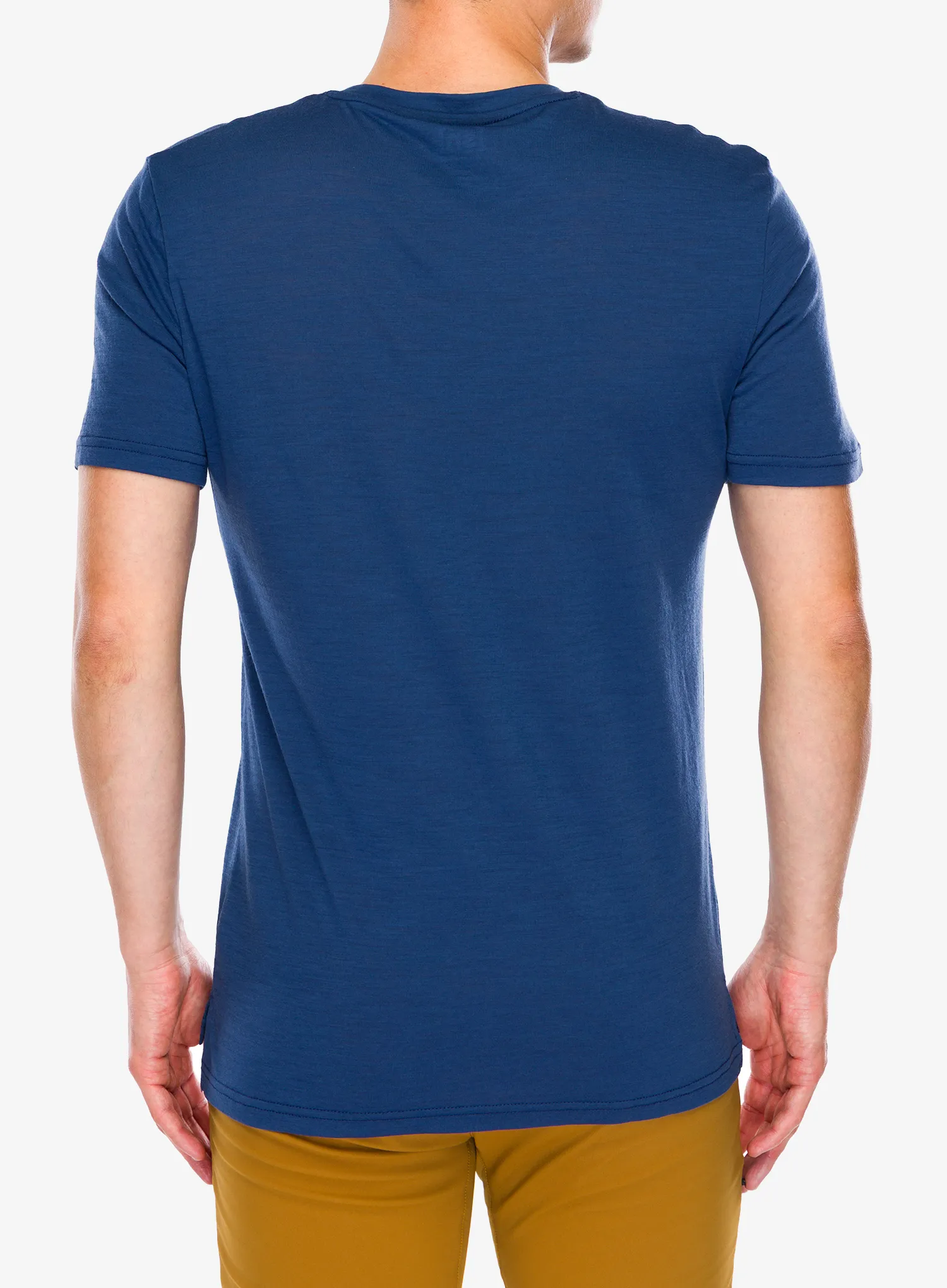 Merino majica Super.natural Carabineri Tee - ocean blue/blueberry