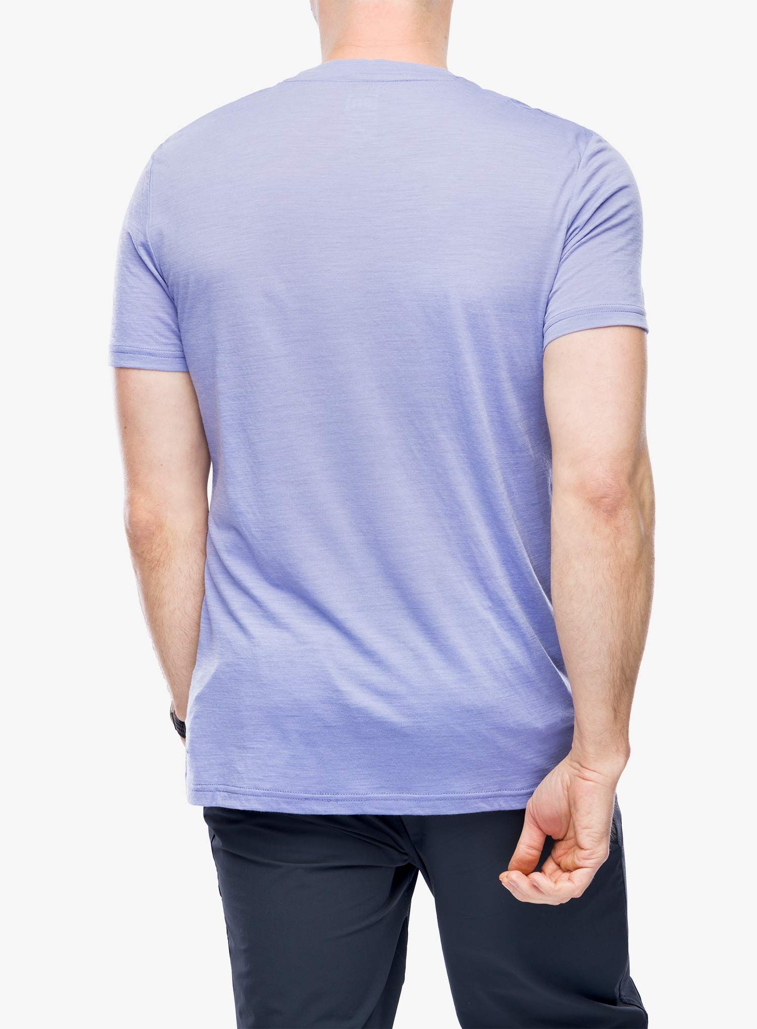 Merino majica Super.natural Sn Sailor Tee - blue violet/black/red