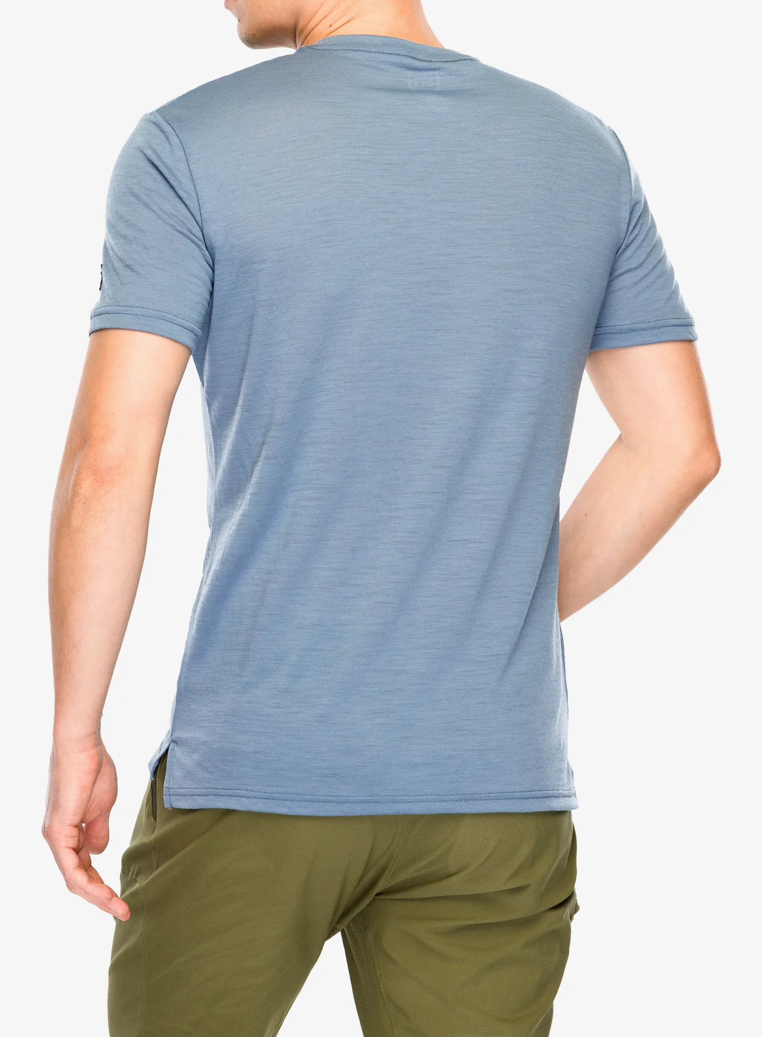 Merino majica Super.natural Sn Sailor Tee - flint stone/b.berry/h.risk red