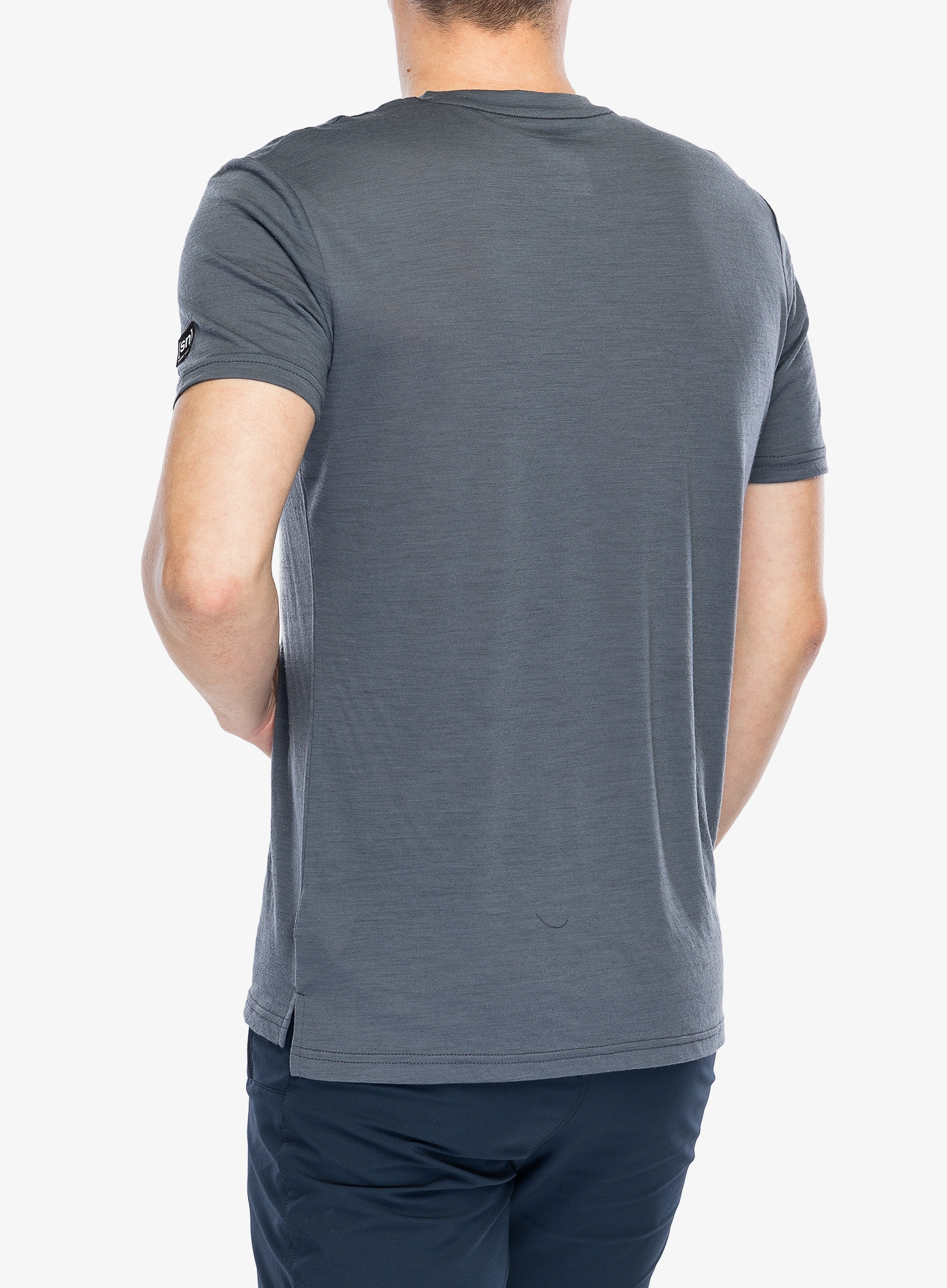 Merino majica Super.natural Well Equipped Tee - turbulence blue/v.khaki mel