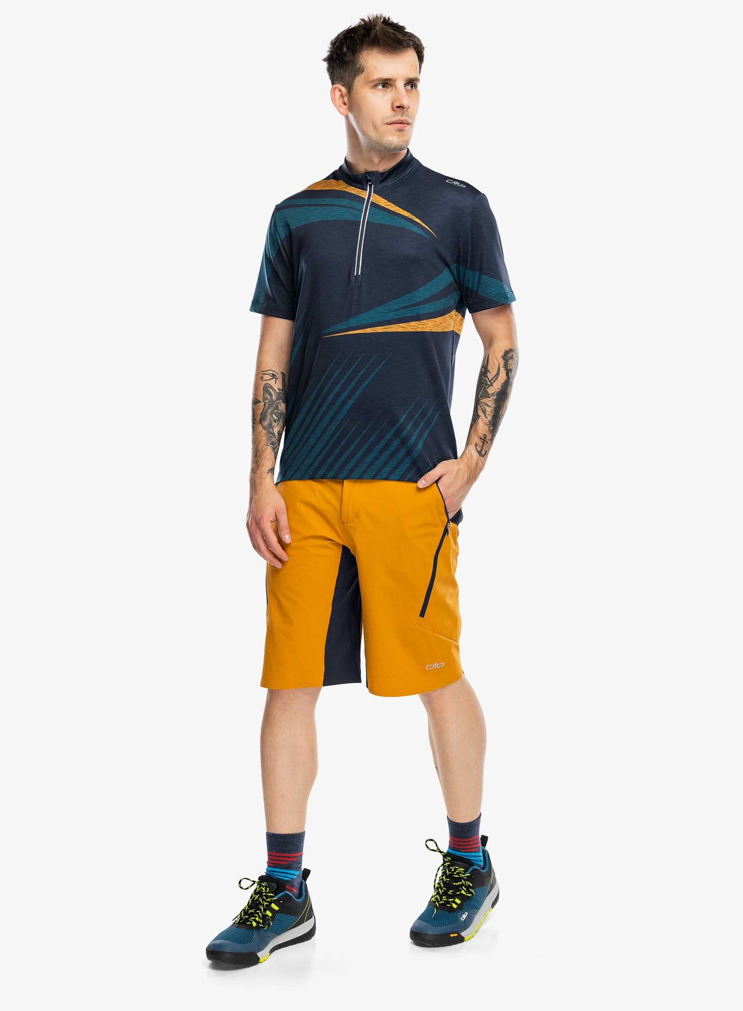 Biciklistička majica CMP Zyone - blue/petroleum