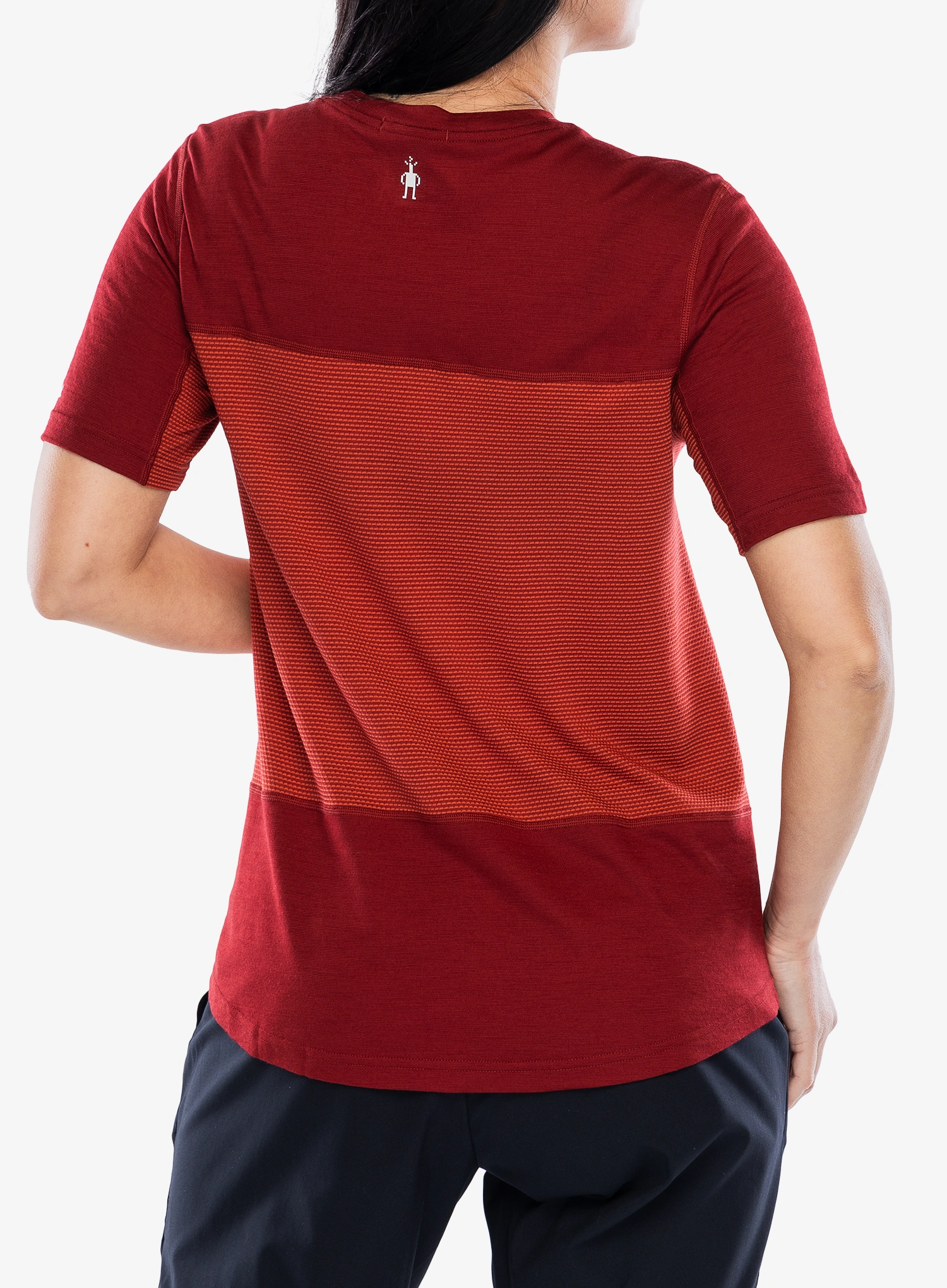 Ženska biciklistička majica Smartwool Mountain Bike Short Sleeve Jersey - currant