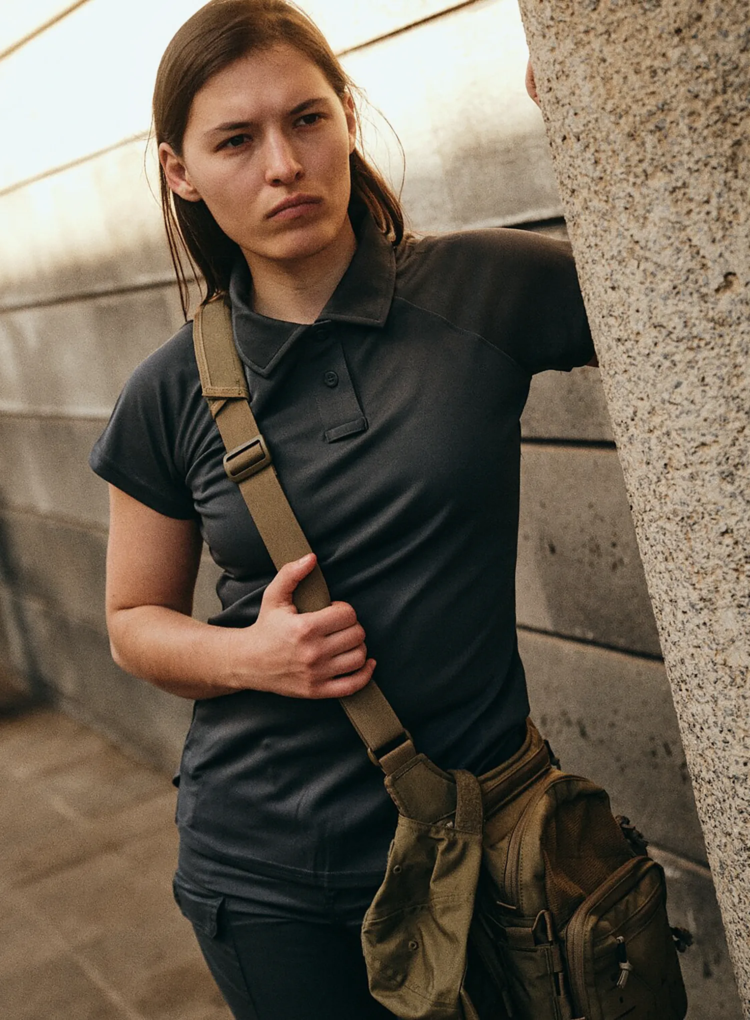 Ženska polo majica Helikon-Tex UTL Polo Shirt TopCool Lite - shadow grey