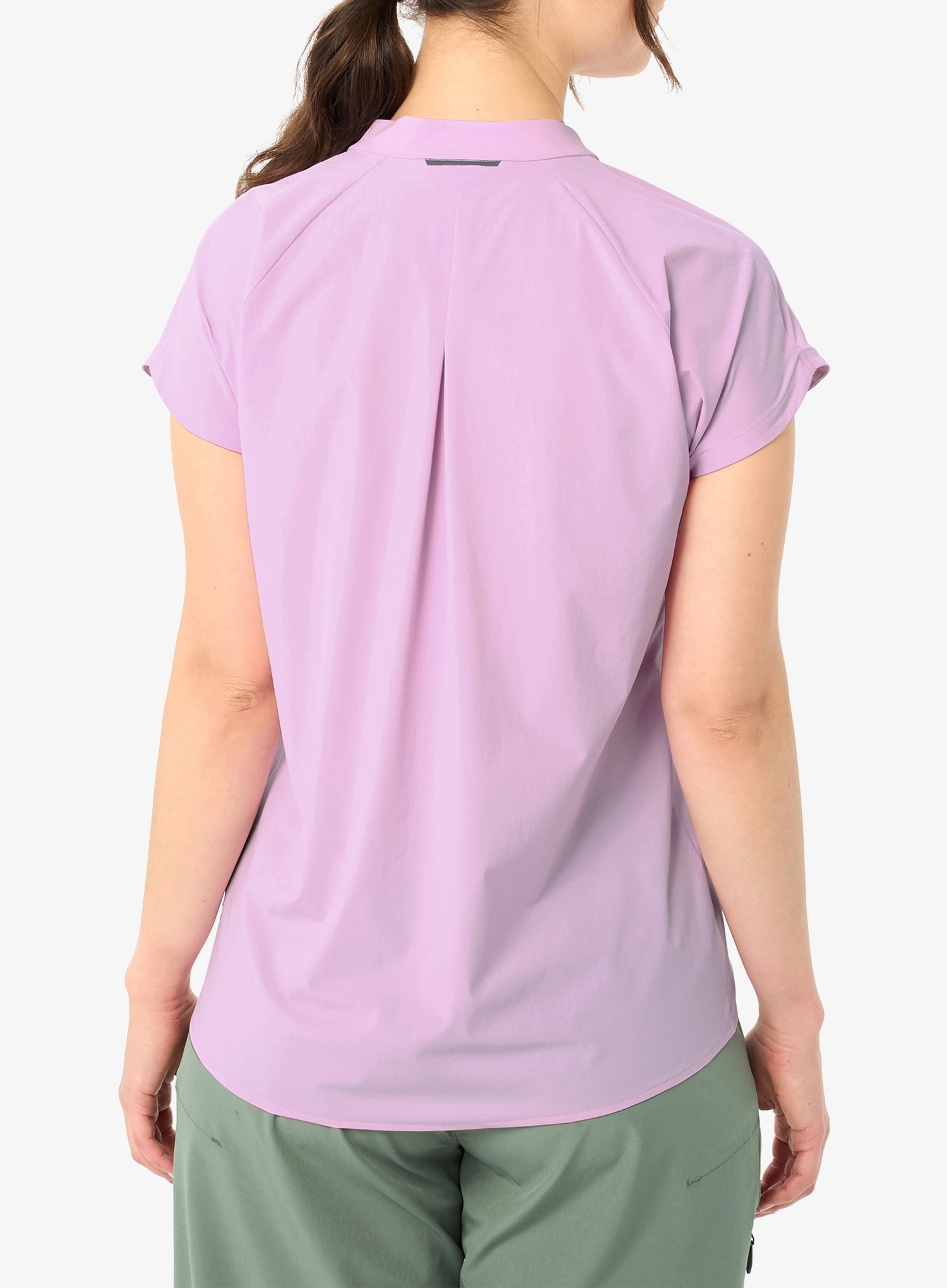 Ženska polo majica Vaude Yaras SL Shirt II - raspberry