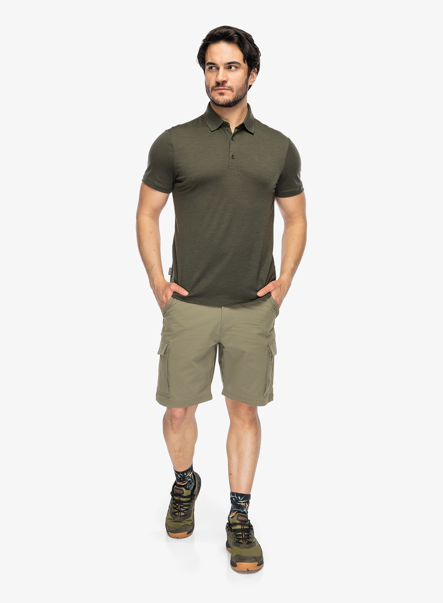 Polo majica Icebreaker Merino 150 Tech Lite III SS Polo - dk loden