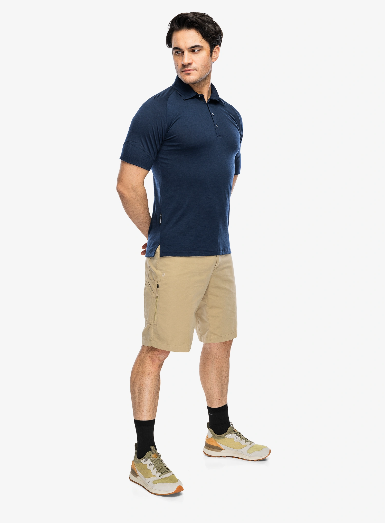 Polo majica Sensor Merino Active Polo Tee SS - deep blue