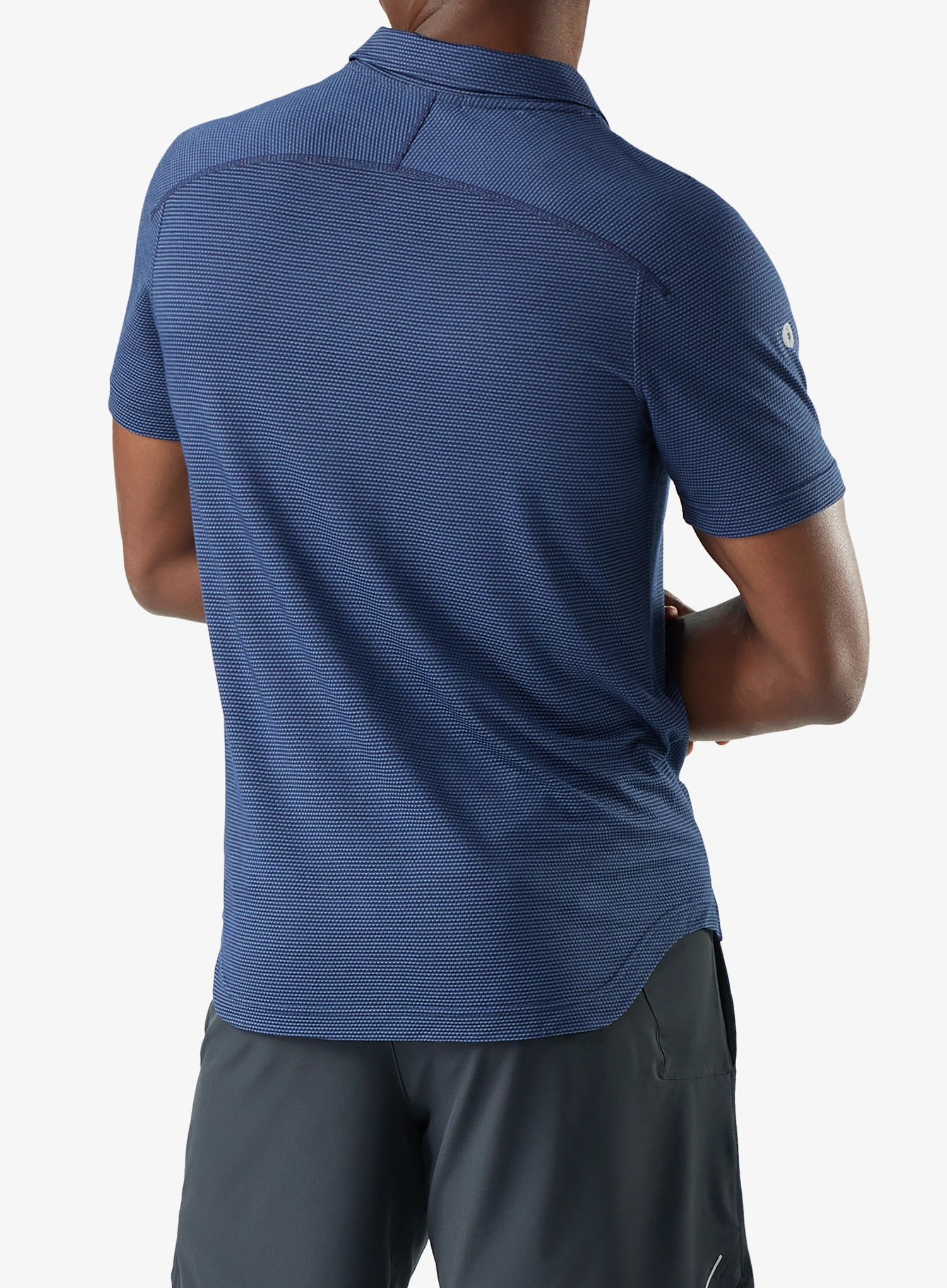 Polo majica Smartwool Active Mesh Polo - nightfall/deep navy