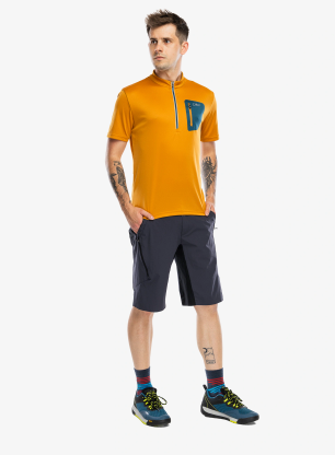 Biciklistička majica CMP Clutch T-Shirt Freebike - curcuma