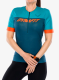 Ženska biciklistička majica Dynafit Ride Light 1/2 Zip S/S Tee - petrol/ocean