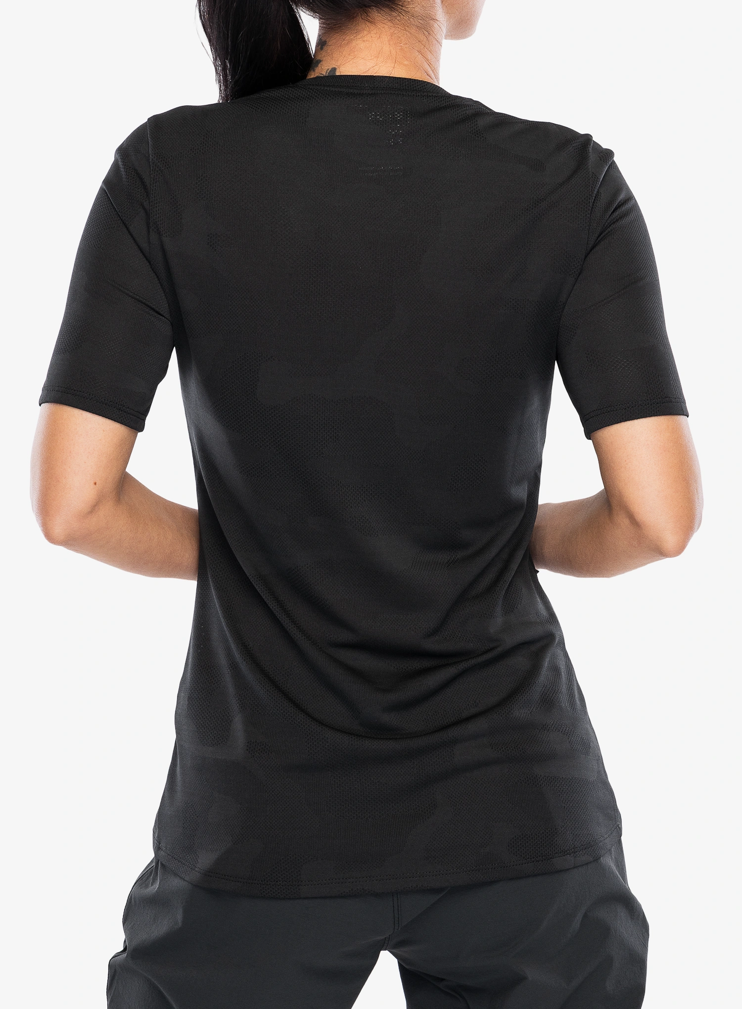 Ženska biciklistička majica Fox Ranger Tru Dri SS Jersey - black