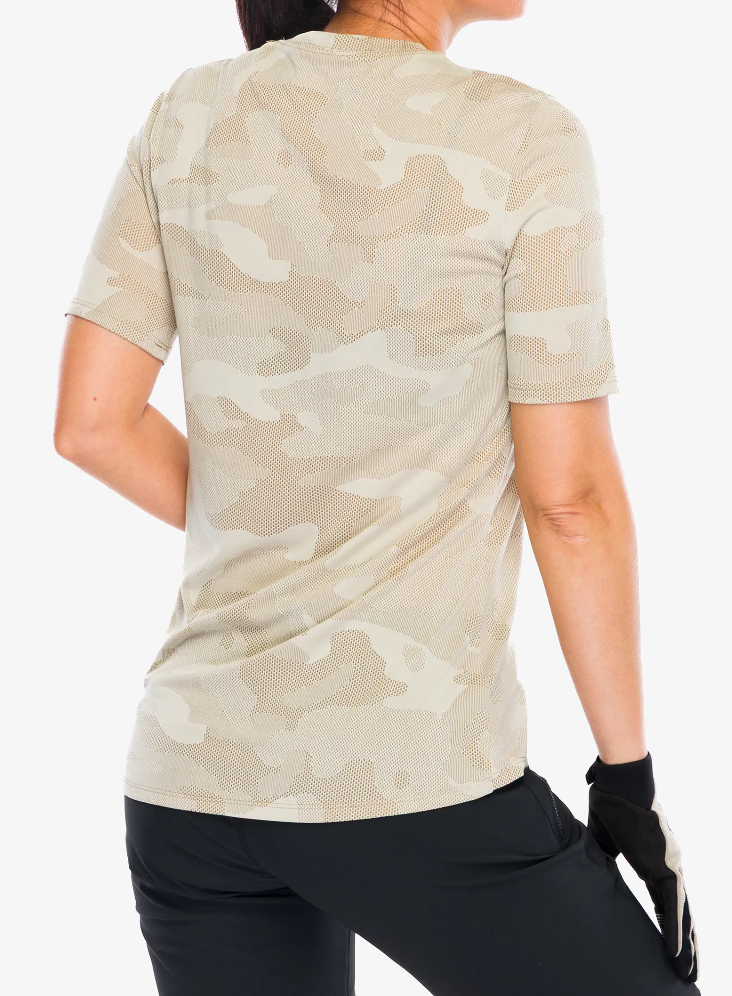 Ženska biciklistička majica Fox Ranger Tru Dri SS Jersey - cream