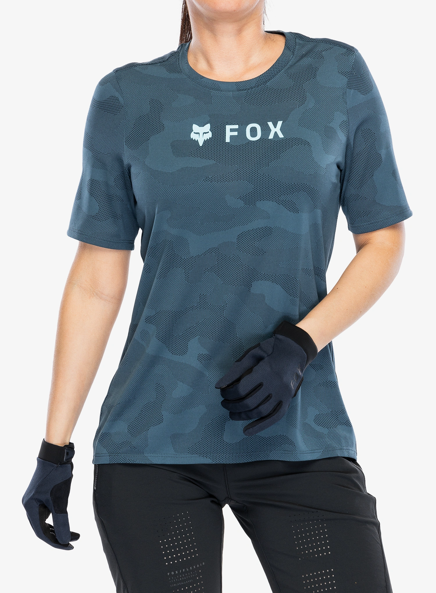 Ženska biciklistička majica Fox Ranger Tru Dri SS Jersey - dark vintage