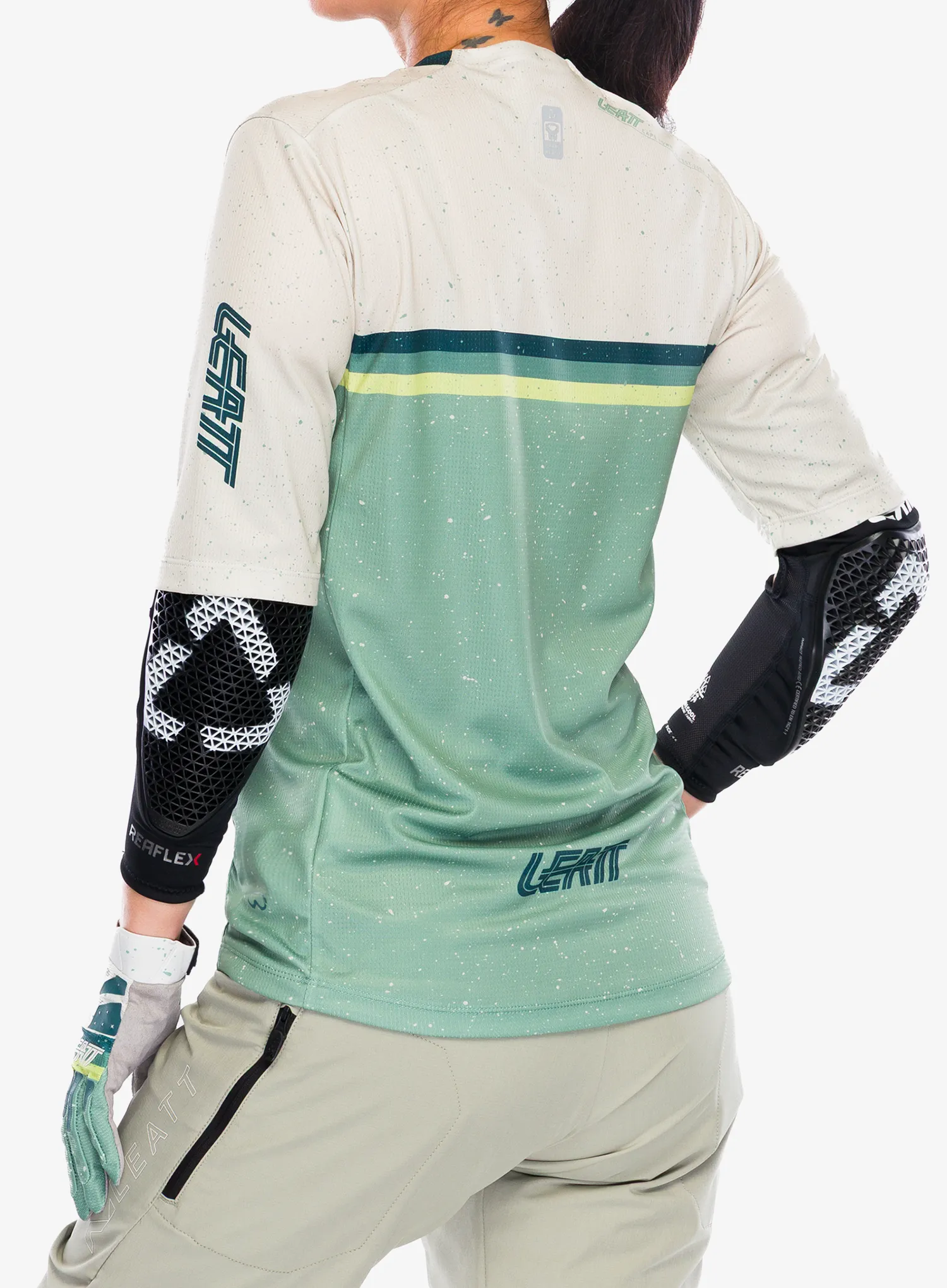 Ženska biciklistička majica Leatt Jersey MTB Enduro 3.0 - pistachio/pistachio
