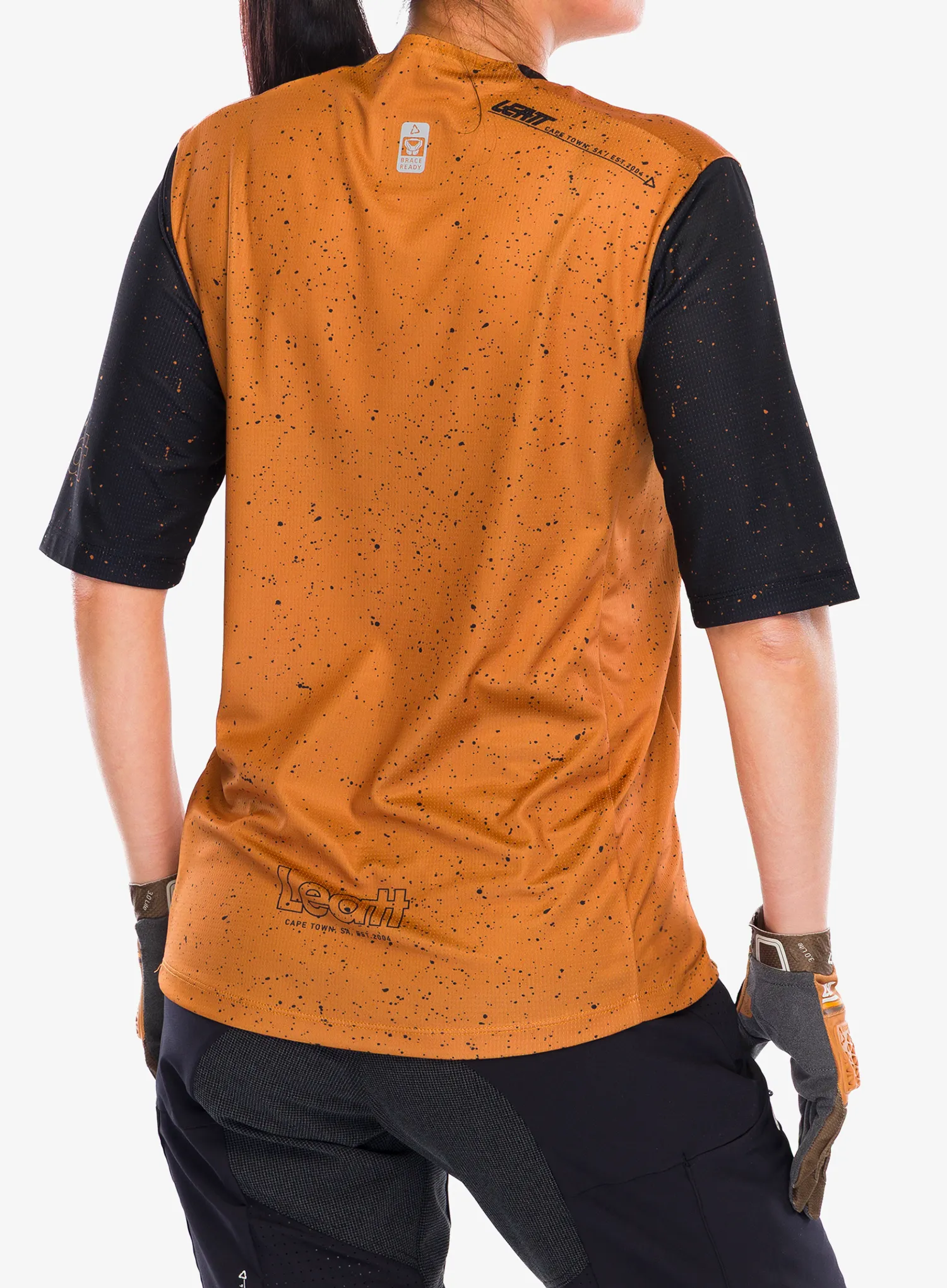Ženska biciklistička majica Leatt Jersey MTB Enduro 3.0 - rust/rust