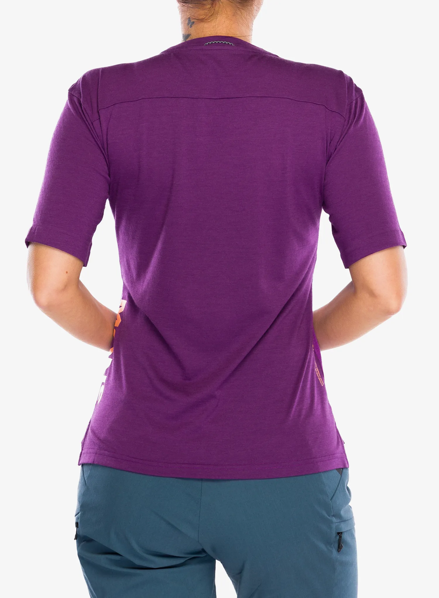 Ženska biciklistička majica Mons Royale Diversion Merino Bike Jersey Short Sleeve - violet/berry