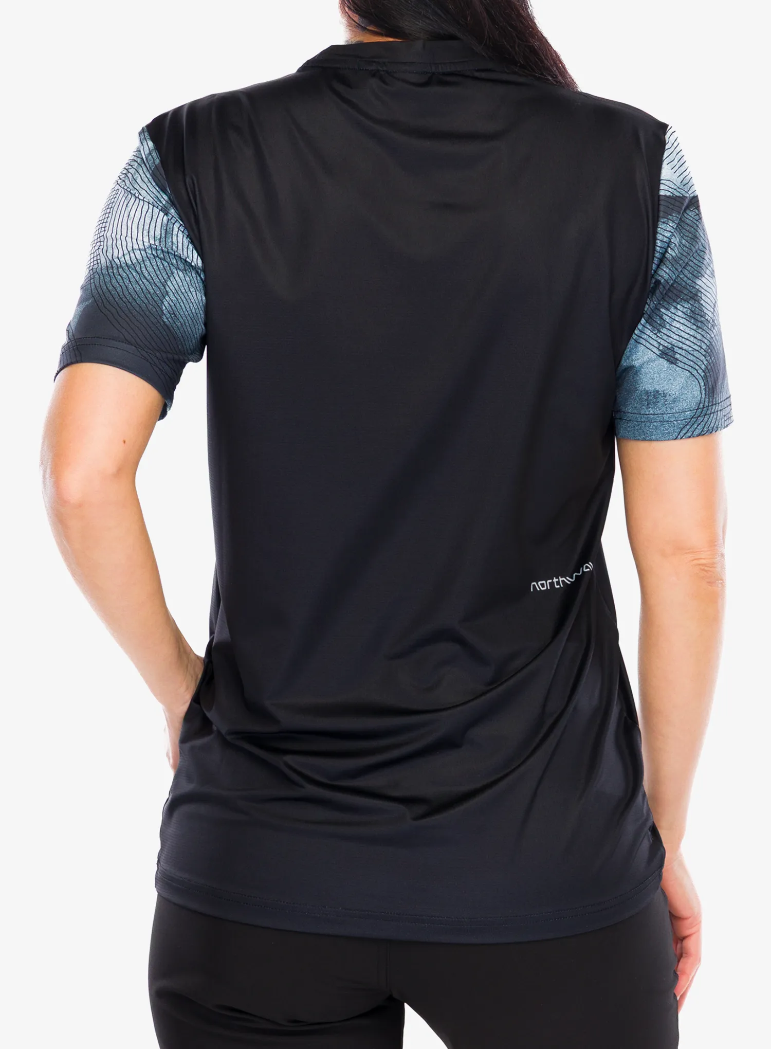 Ženska biciklistička majica Northwave Xtrail 2 Woman Jersey Short Sleeve  - black