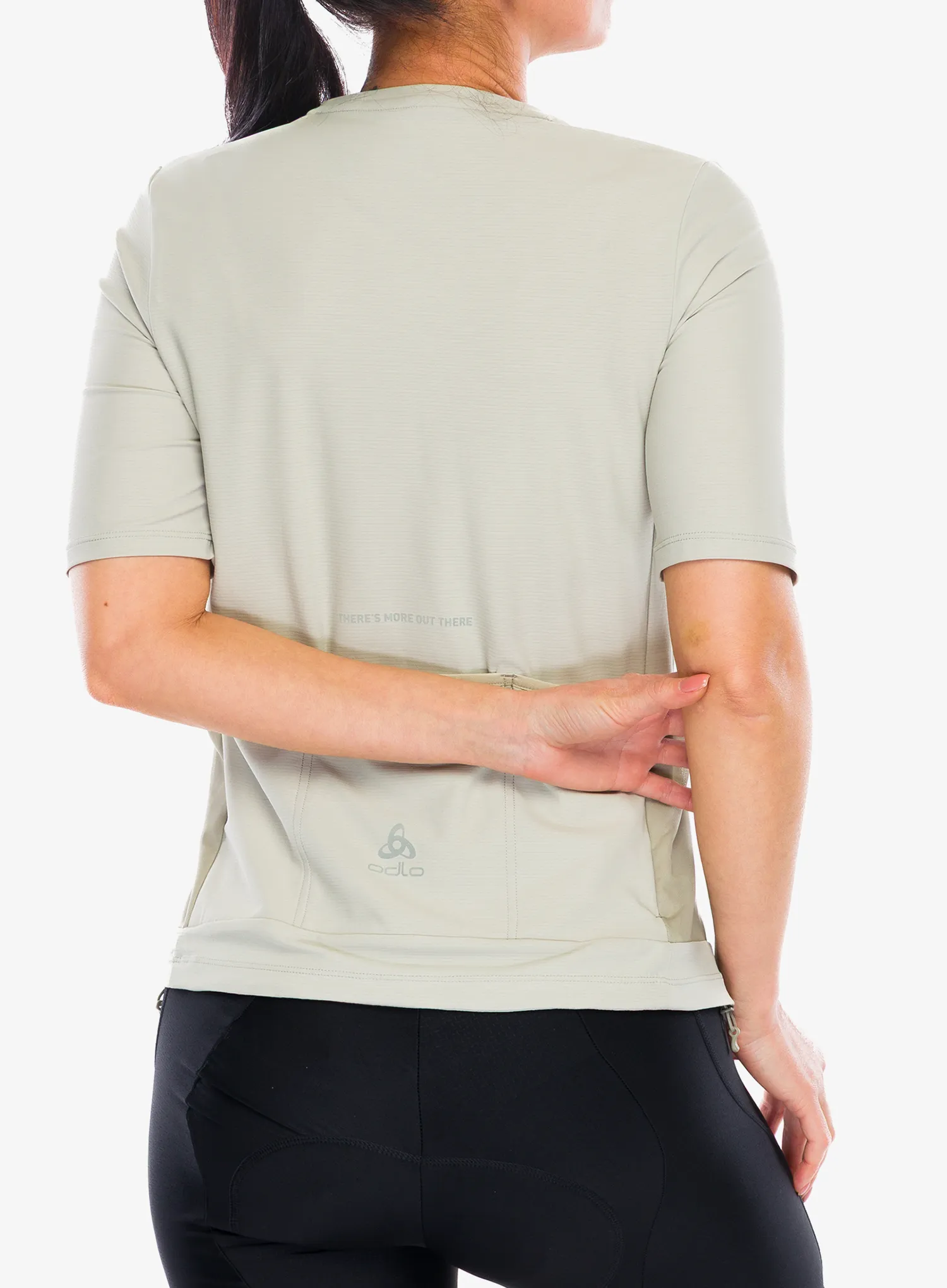 Ženska biciklistička majica Odlo Explorer Cargo T-Shirt Crew Neck S/S - agate gray