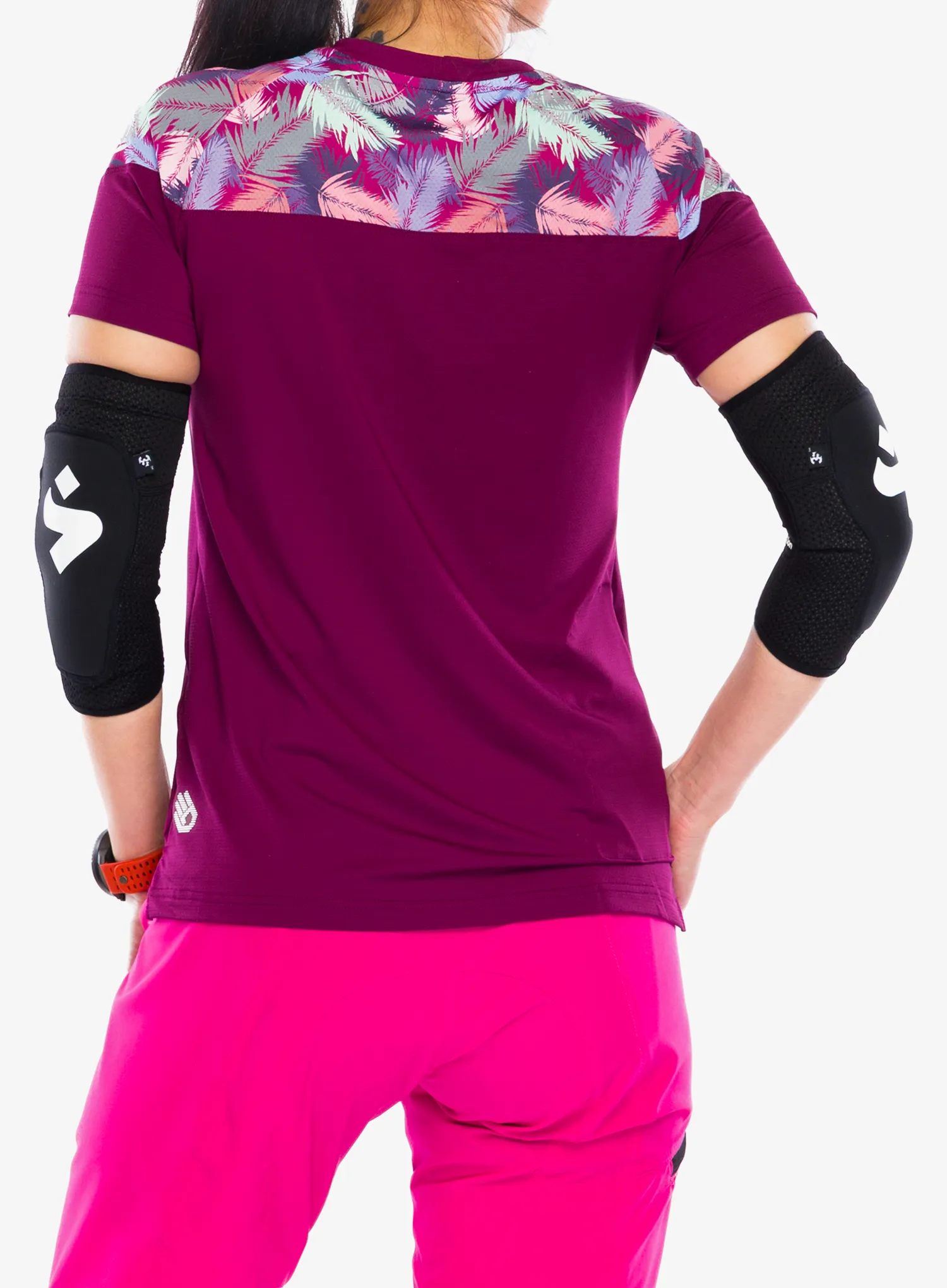 Ženska biciklistička majica Sensor Helium Jersey S/S - lilla/feather