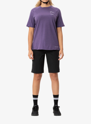 Ženska biciklistička majica Vaude Cyclist Casual Shirt - mulberry