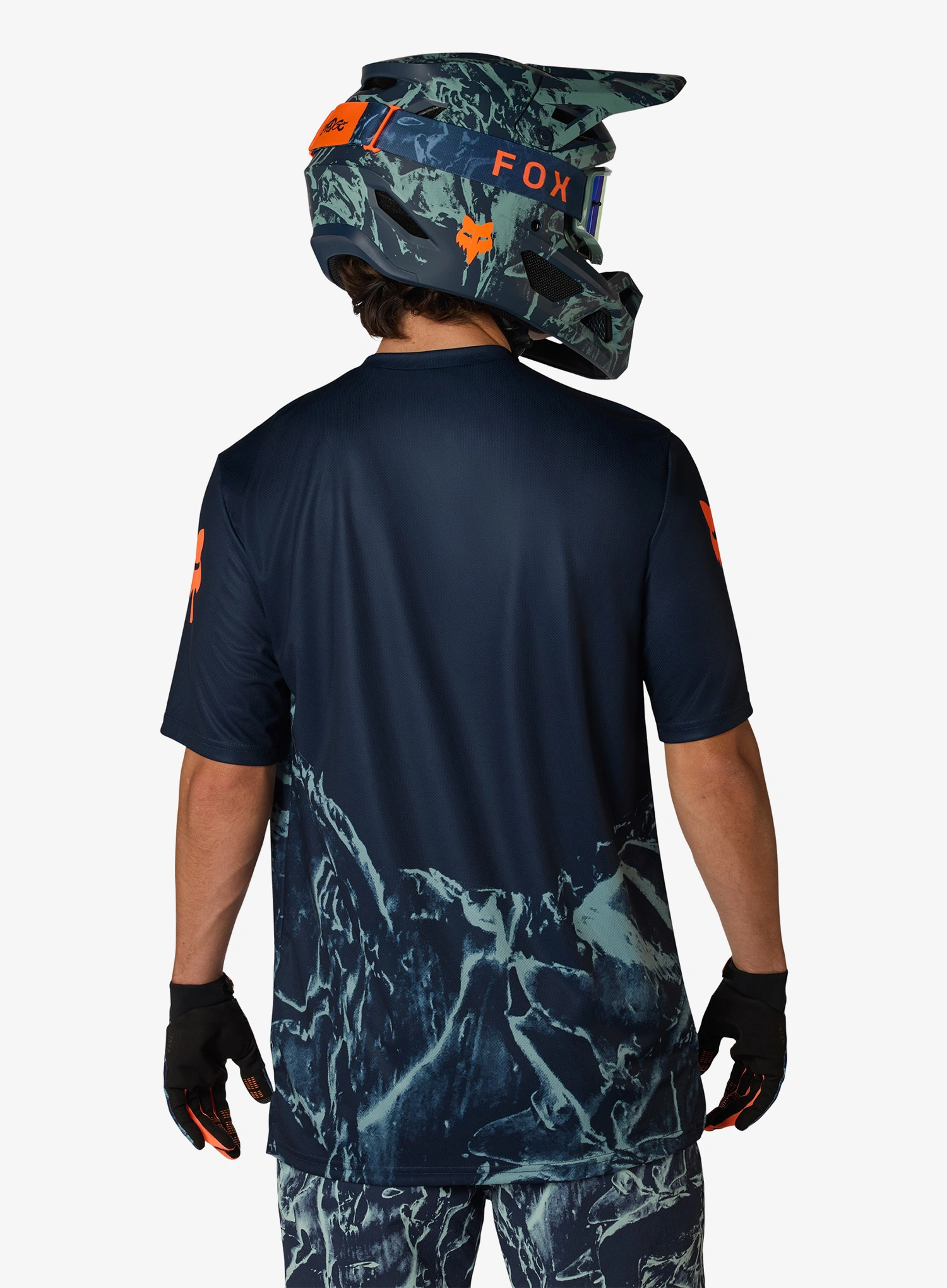 Biciklistička majica Fox Ranger SS Jersey Img Print - arctic blue