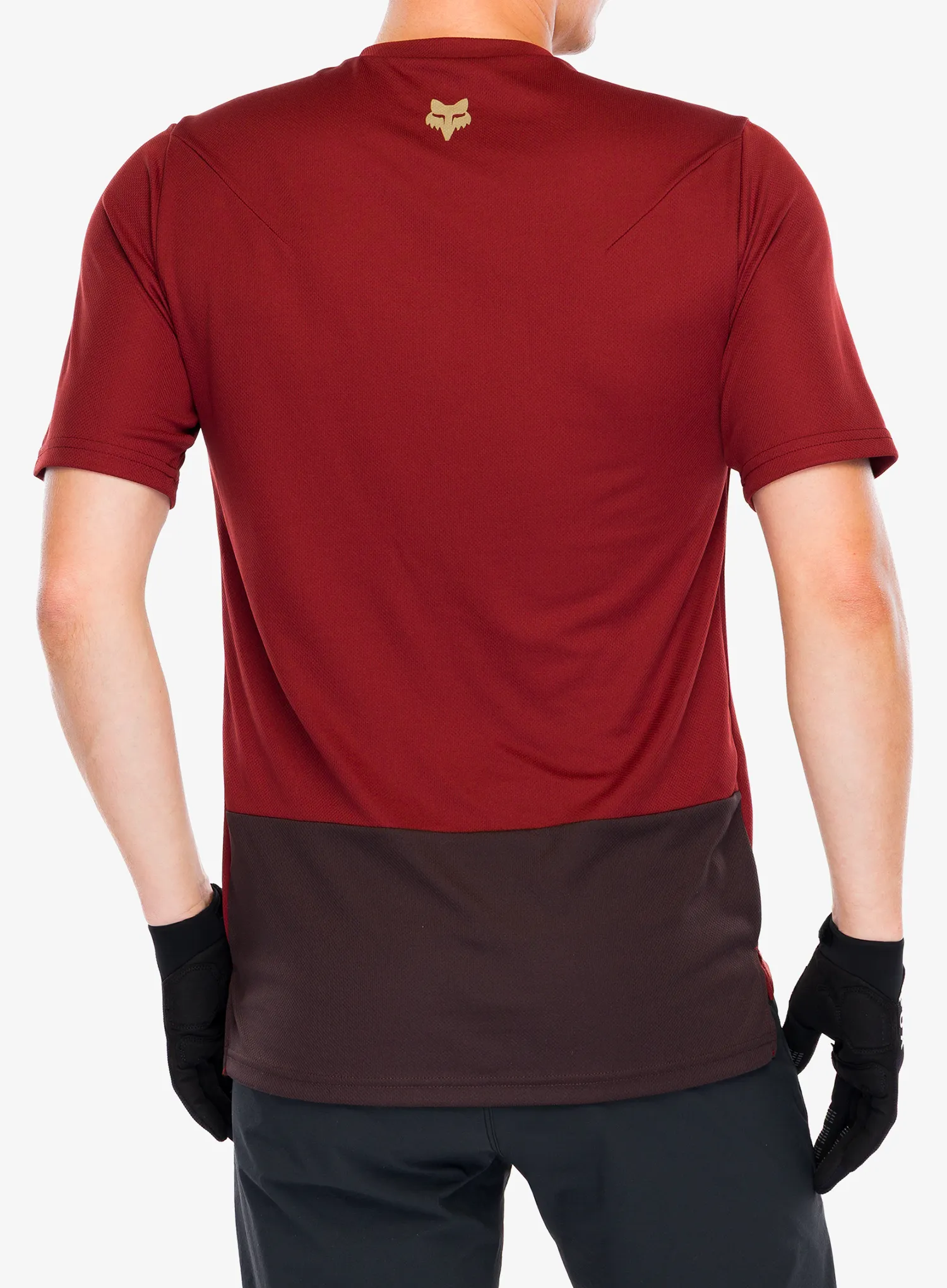 Biciklistička majica Fox Ranger SS Jersey Wordmark - rust