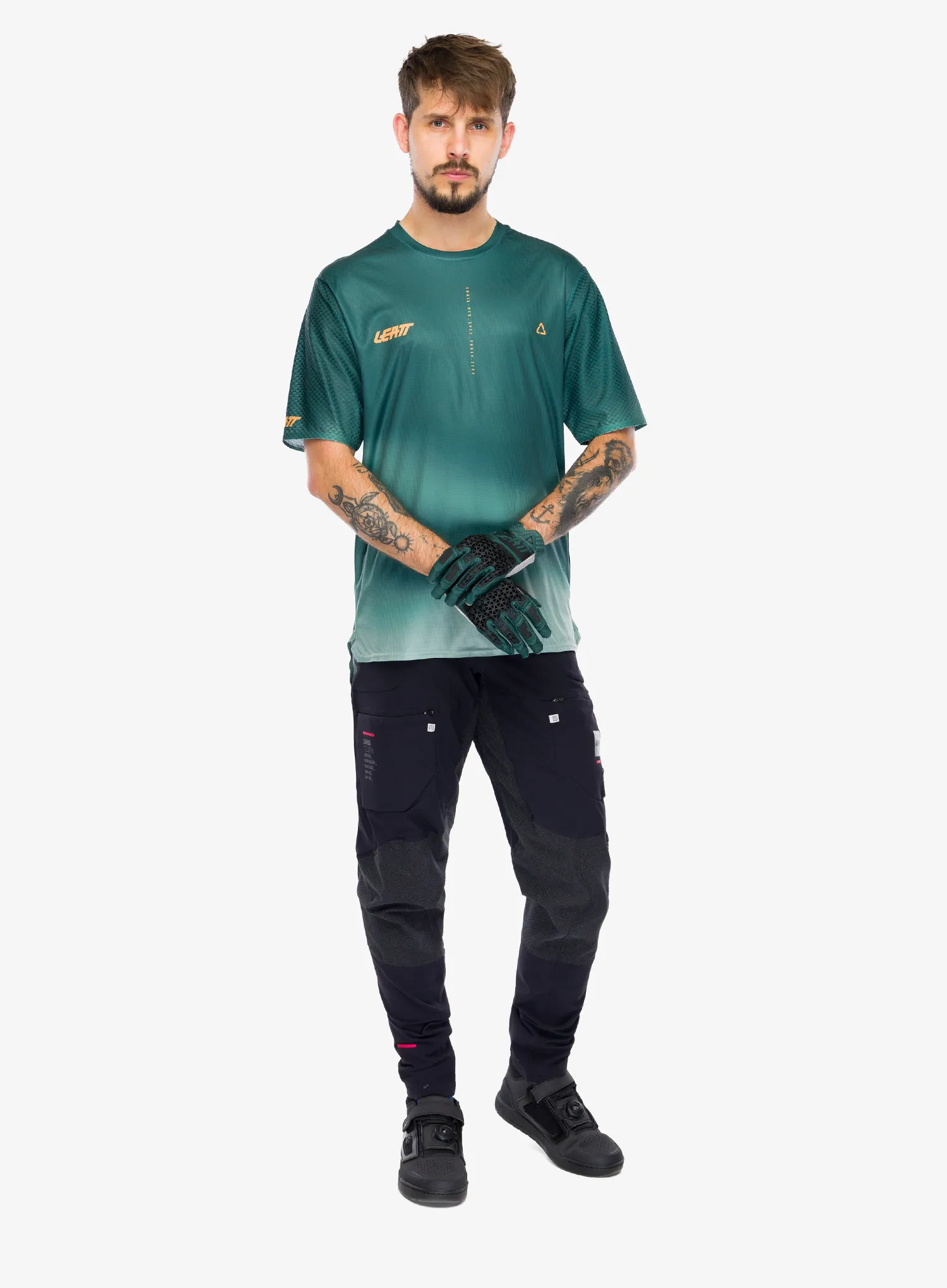 Biciklistička majica Leatt MTB Trail 3.0 - spruce green