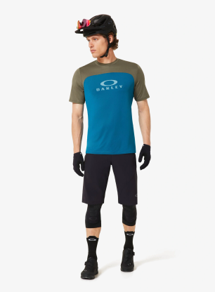 Biciklistička majica Oakley Free Ride Rc SS Jersey - army green/new balsam