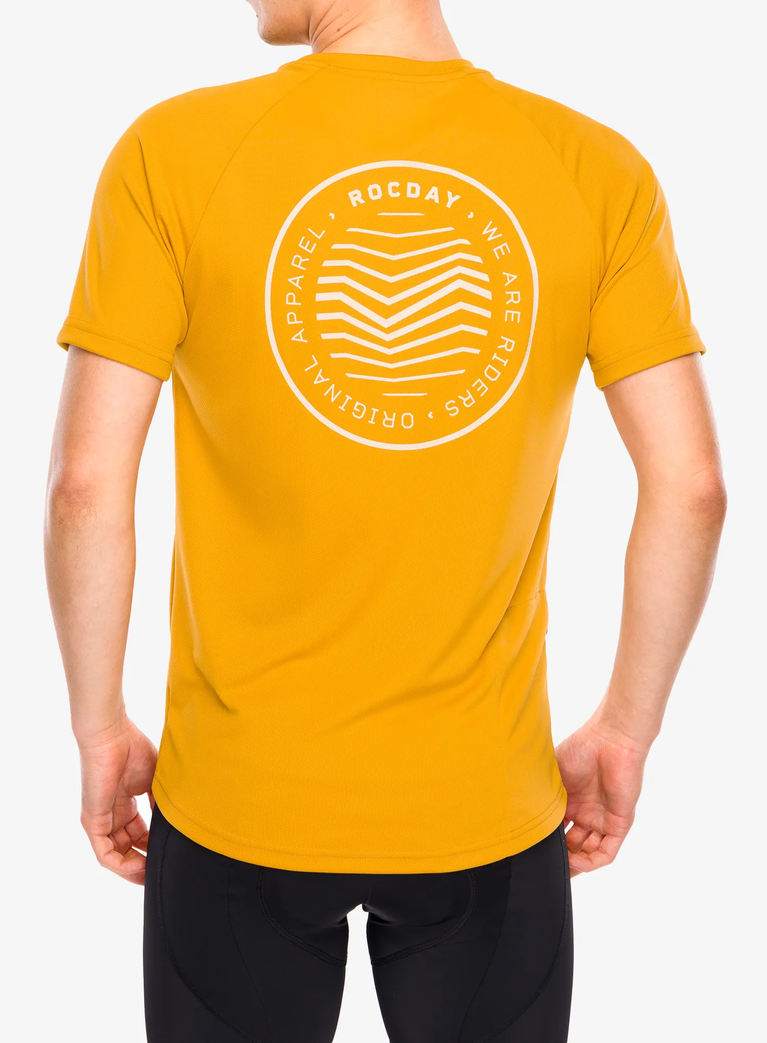 Biciklistička majica Rocday Gravel - yellow