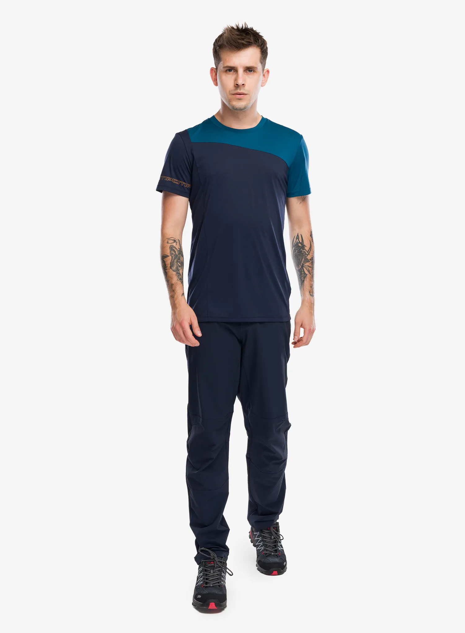 Brzosušeća majica CMP Juvan T-Shirt - black blue