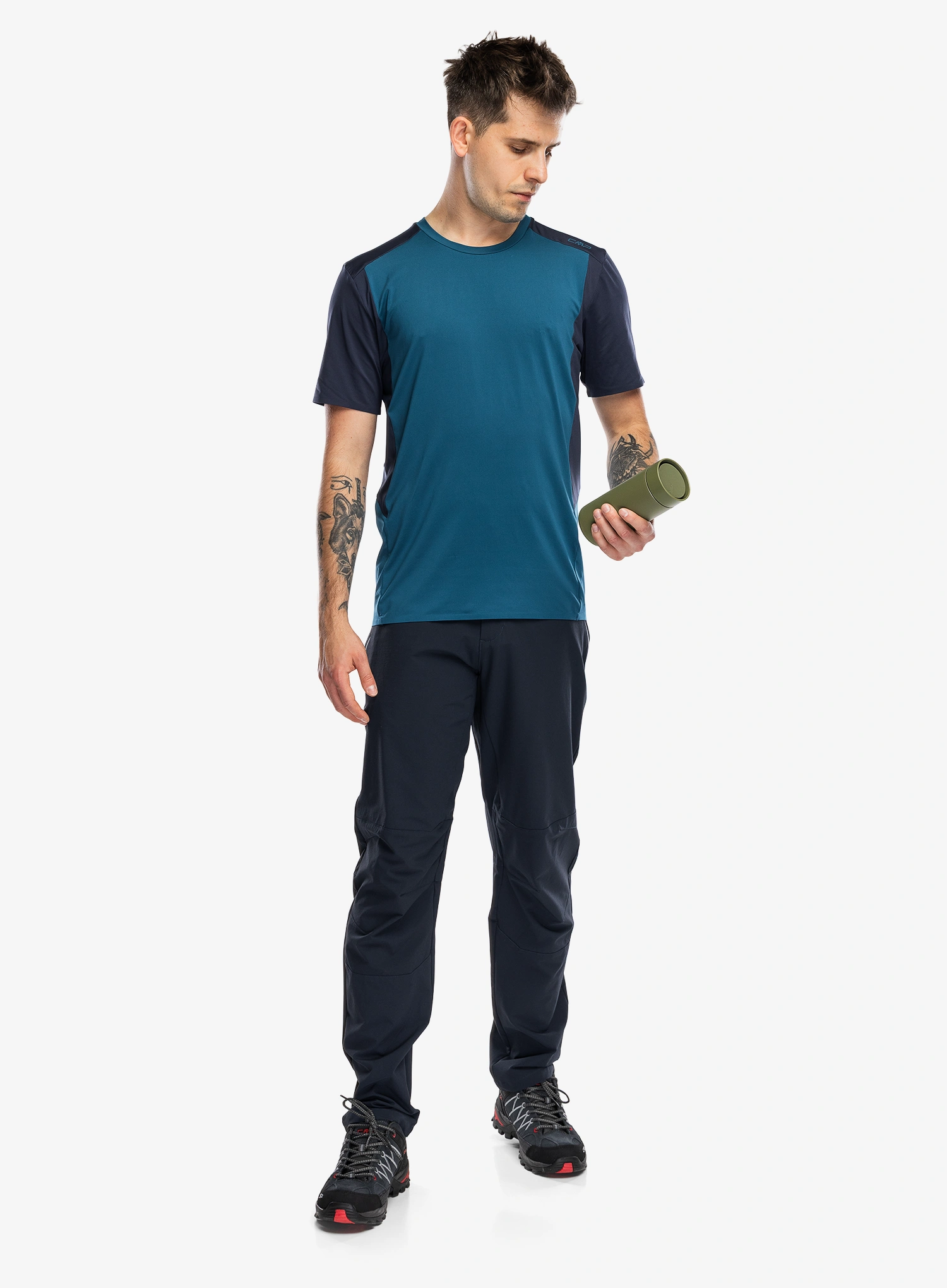 Brzosušeća majica CMP Quest T-Shirt - petroleum