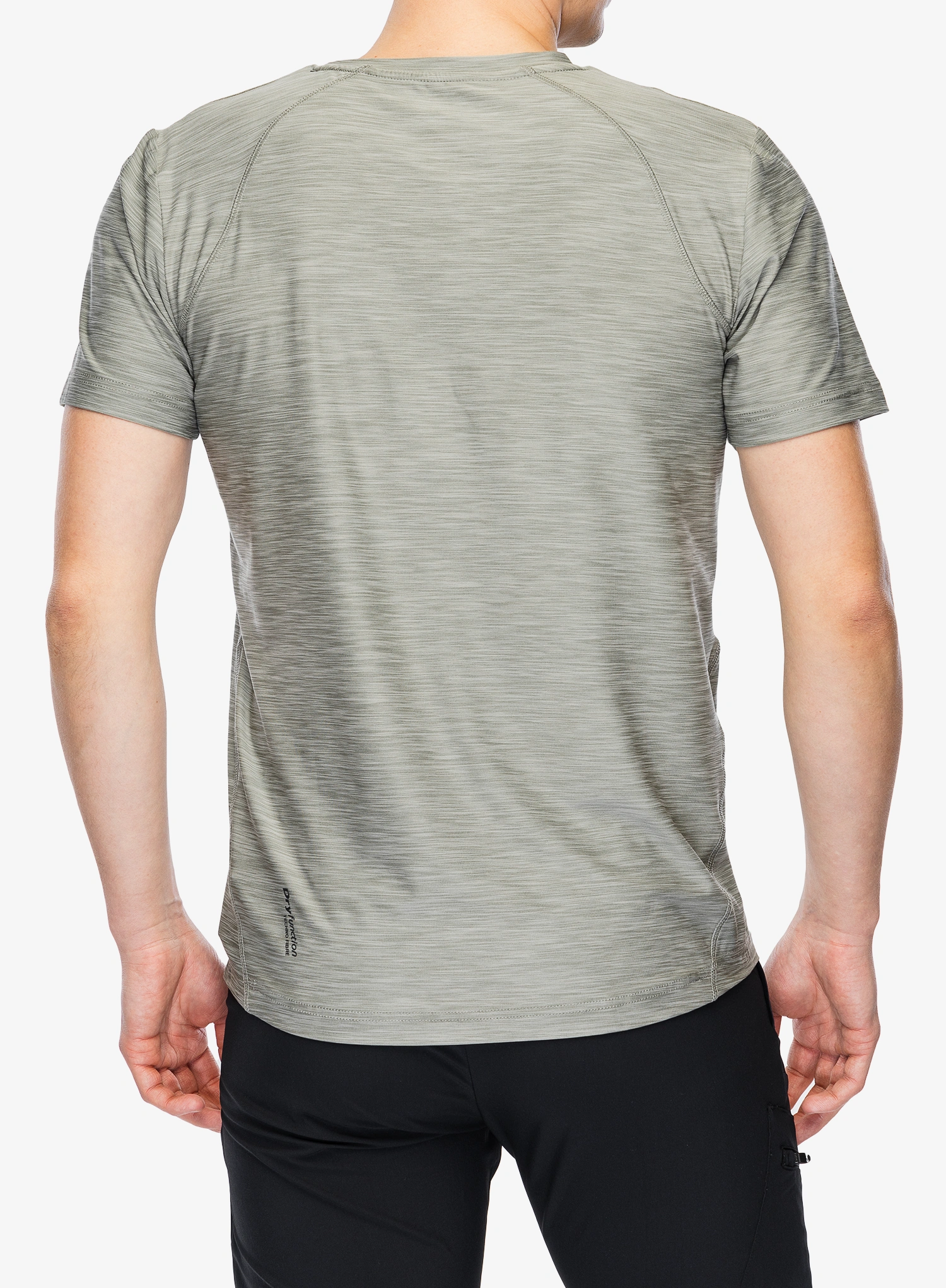 Brzosušeća majica CMP Toto T-Shirt Melange Stretch Jersey - sage mel