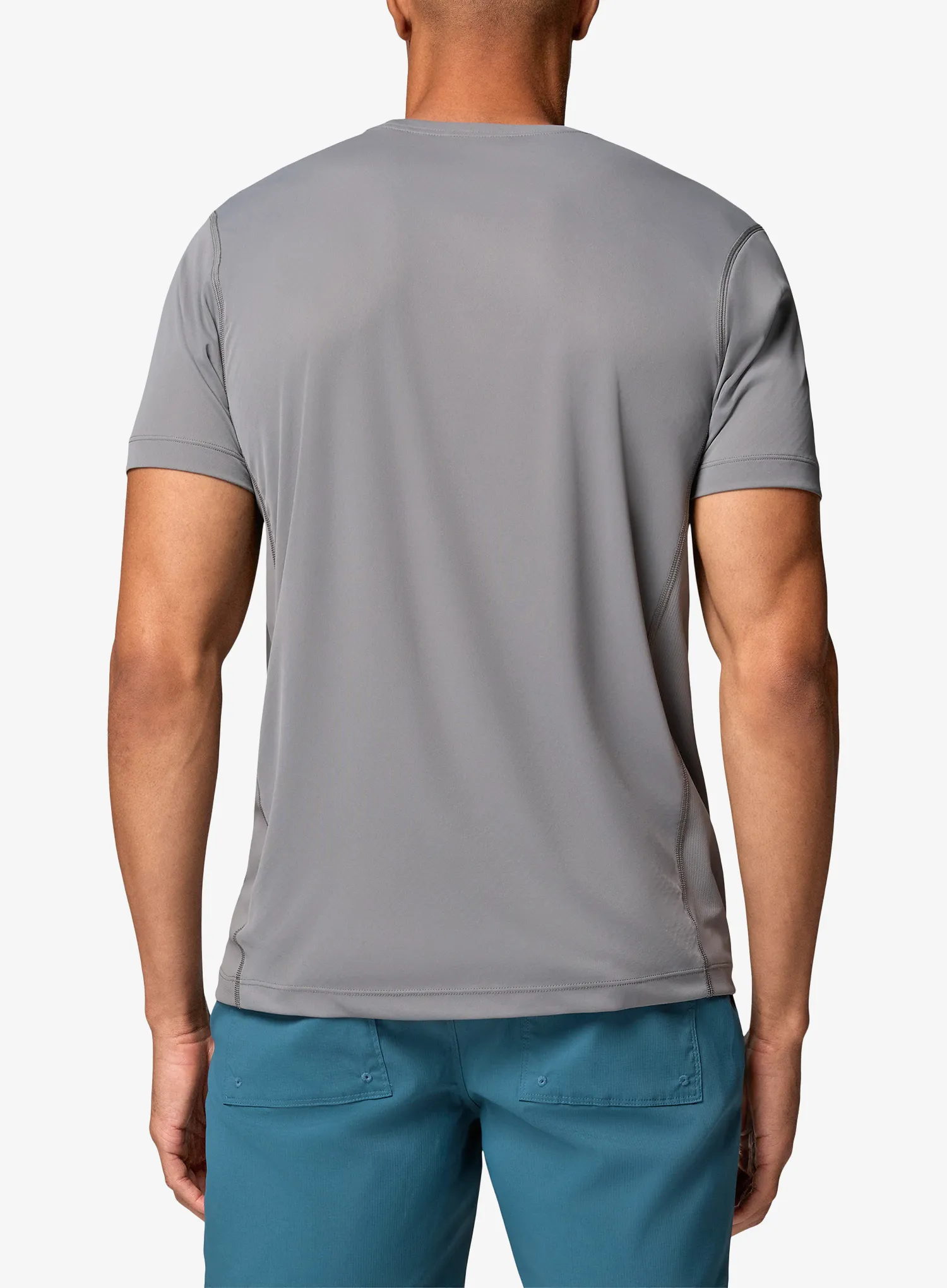 Brzosušeća majica Columbia Zero Rules Light S/S Crew - city grey