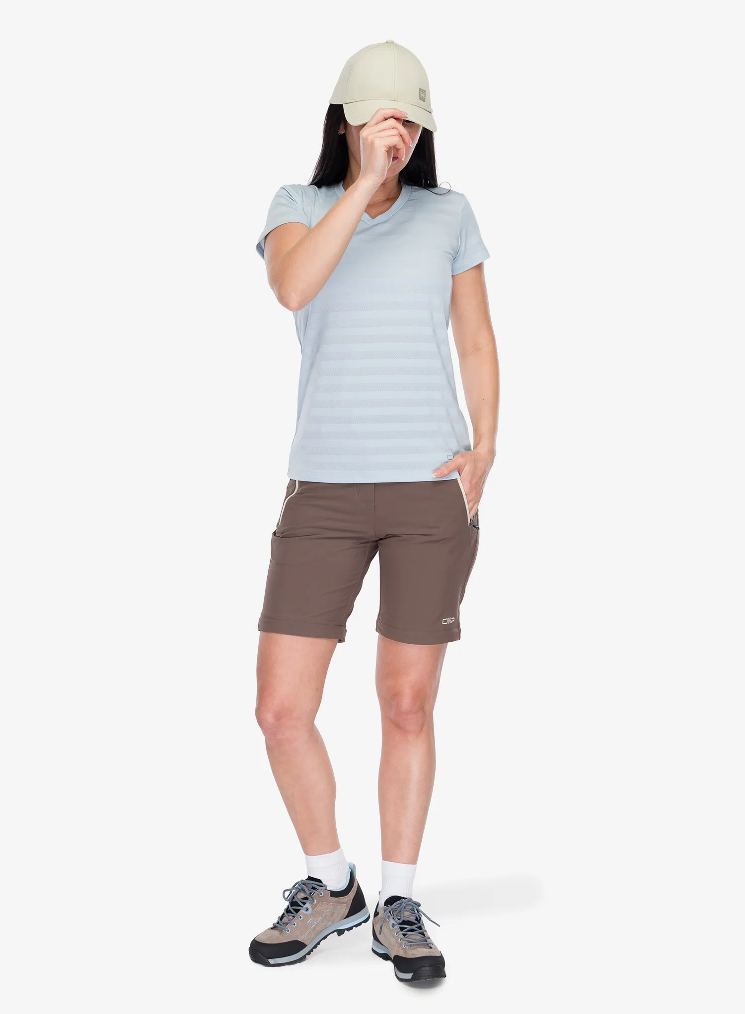 Ženska brzosušeća majica CMP Velora T-Shirt - sky blue