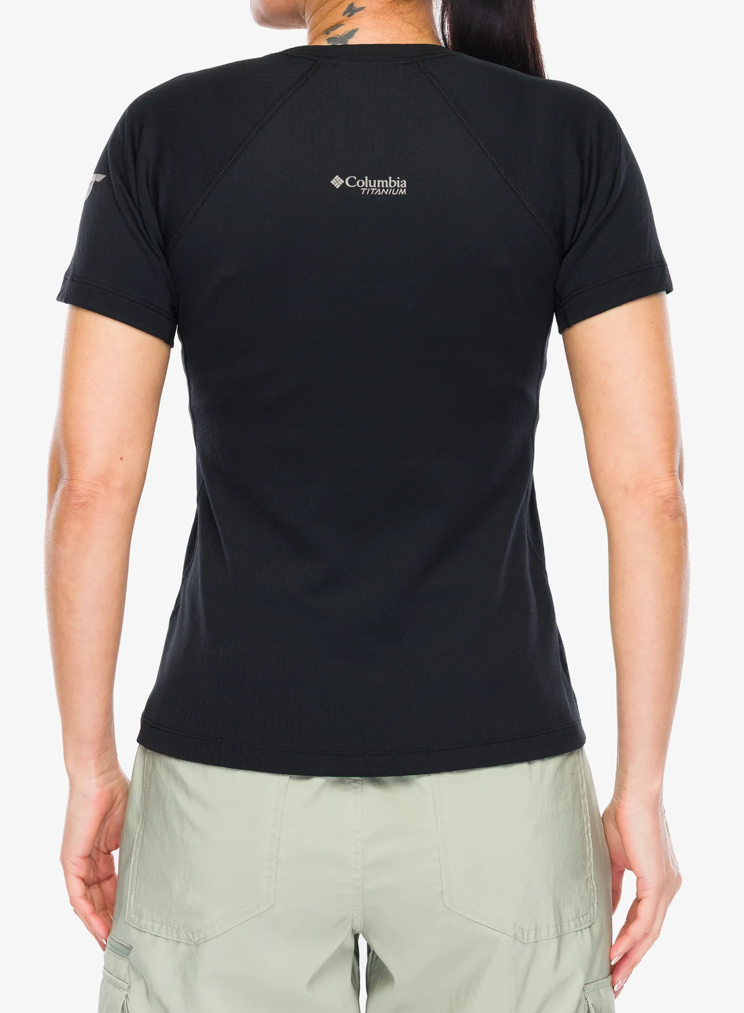 Ženska brzosušeća majica Columbia DriVenture Short Sleeve - black