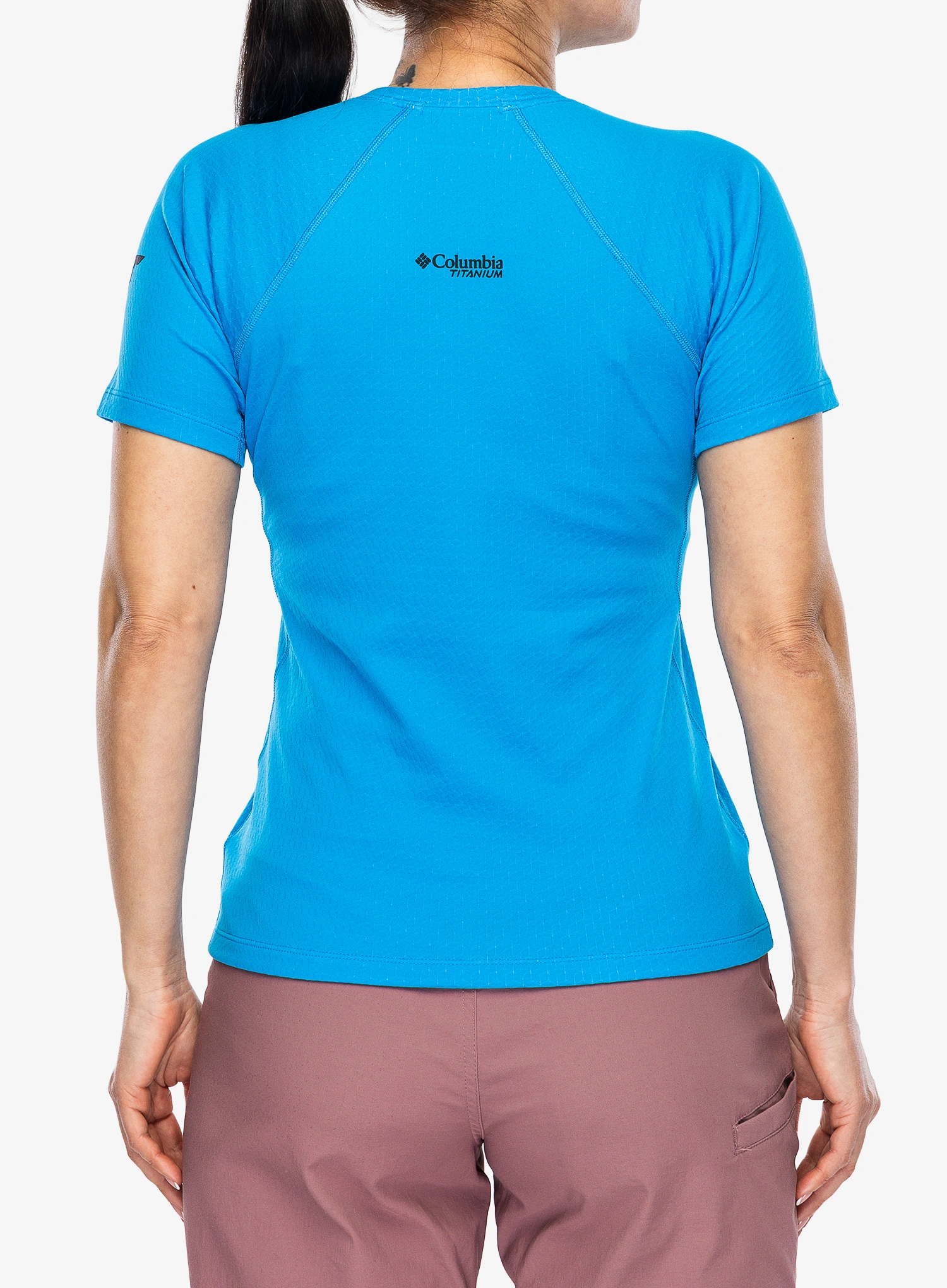 Ženska brzosušeća majica Columbia DriVenture Short Sleeve - compass blue
